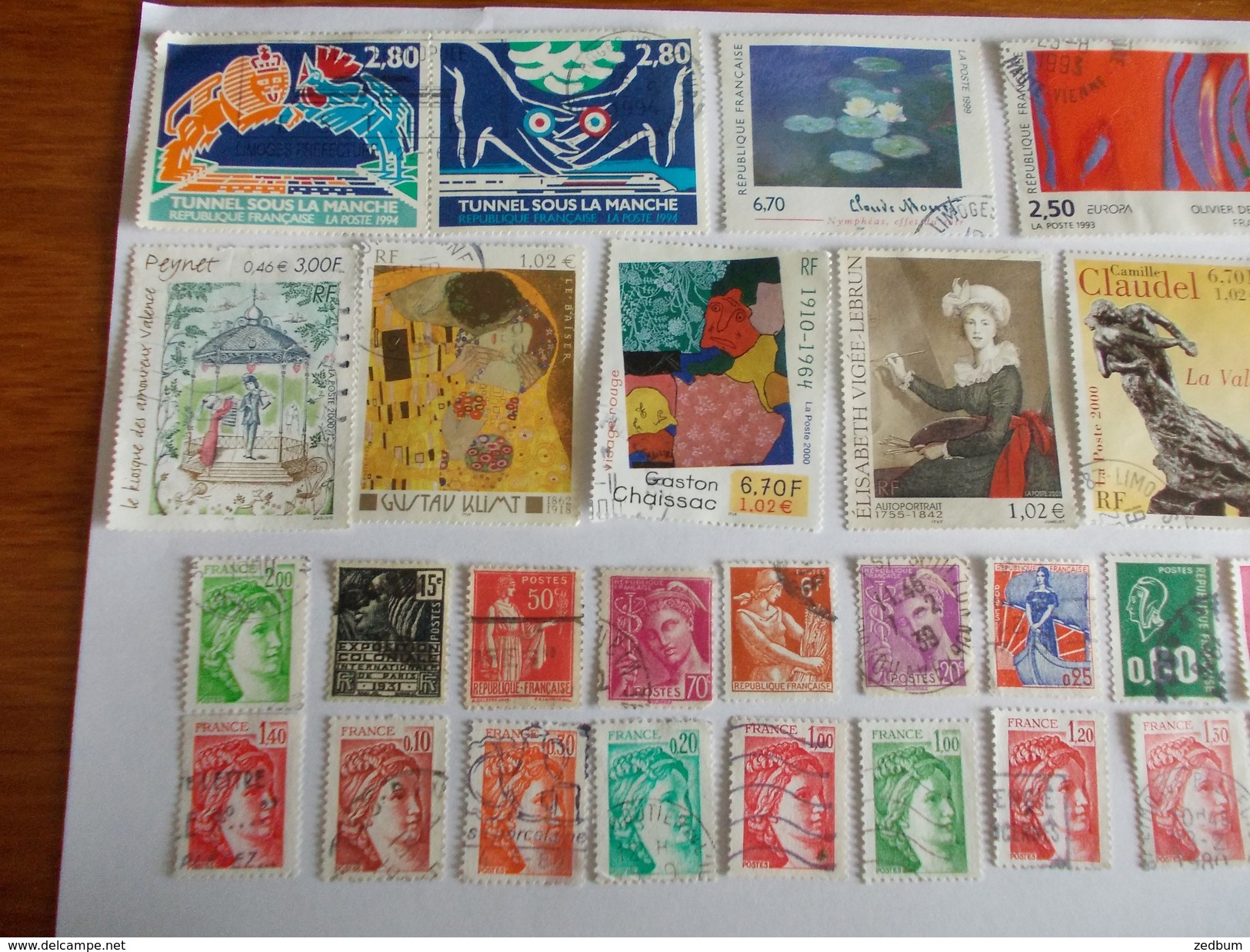 TIMBRE France Lot De 30 Timbres à Identifier - Lots & Kiloware (mixtures) - Max. 999 Stamps