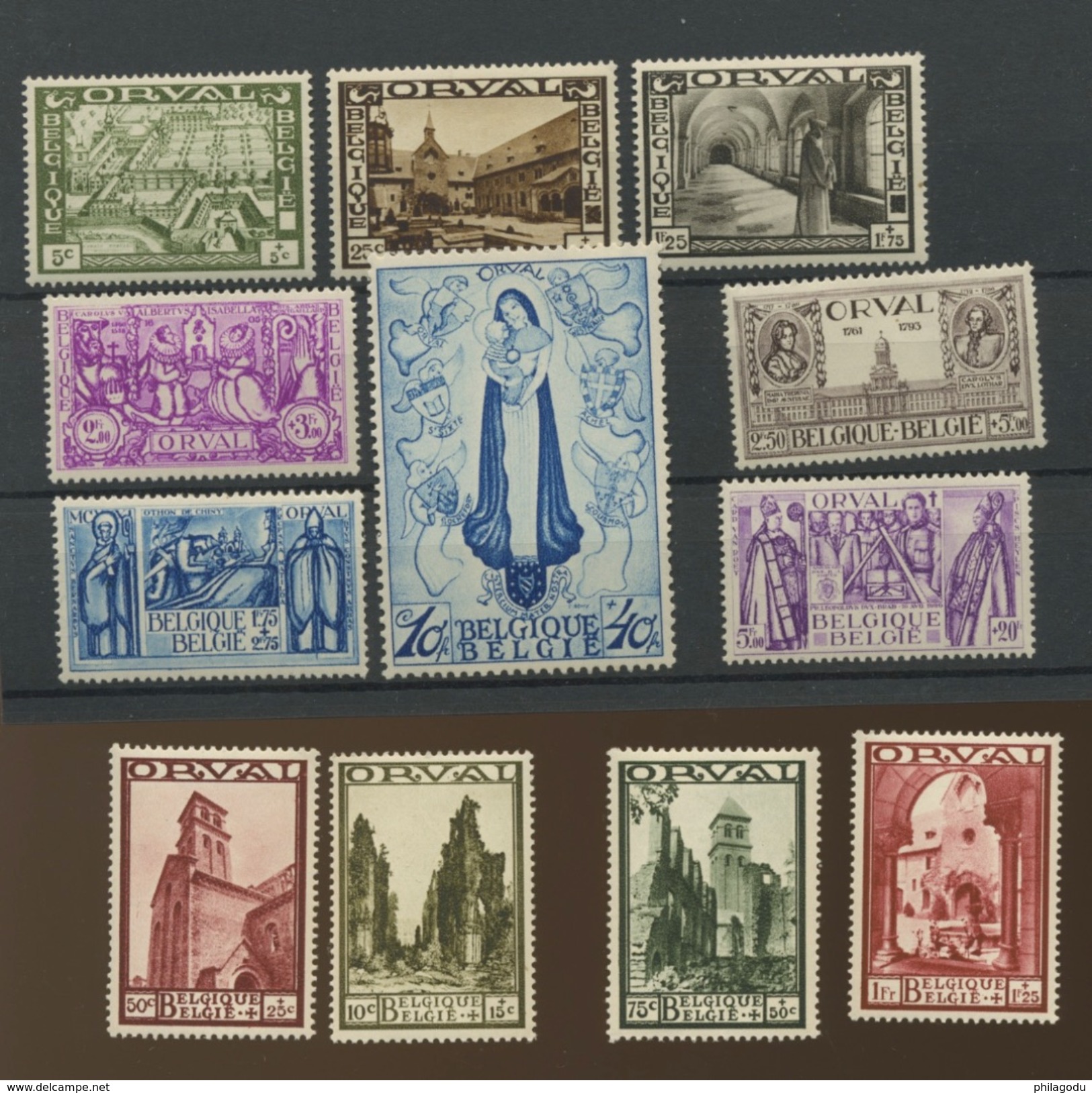 Grande Orval De 1933  363/374  **   Cote 3100 E - Unused Stamps