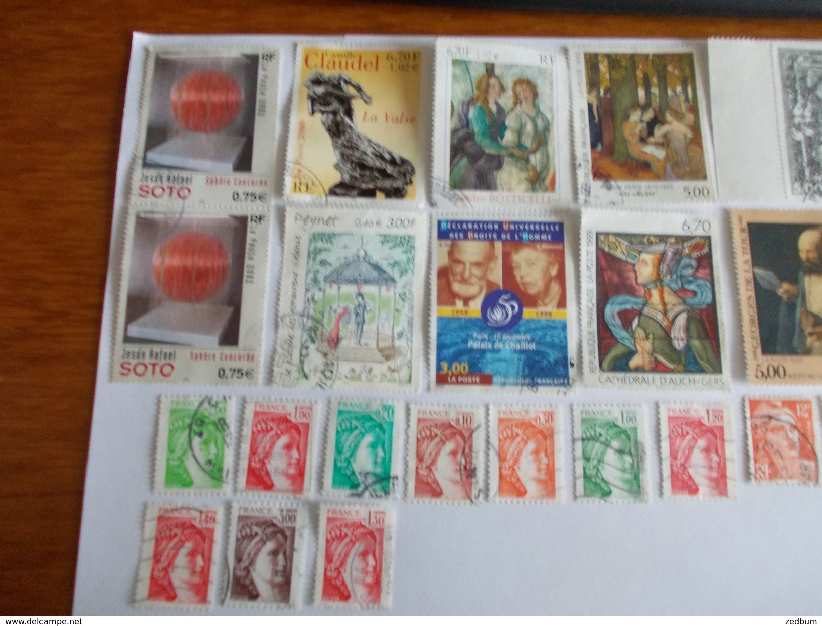 TIMBRE France Lot De 30 Timbres à Identifier - Lots & Kiloware (mixtures) - Max. 999 Stamps