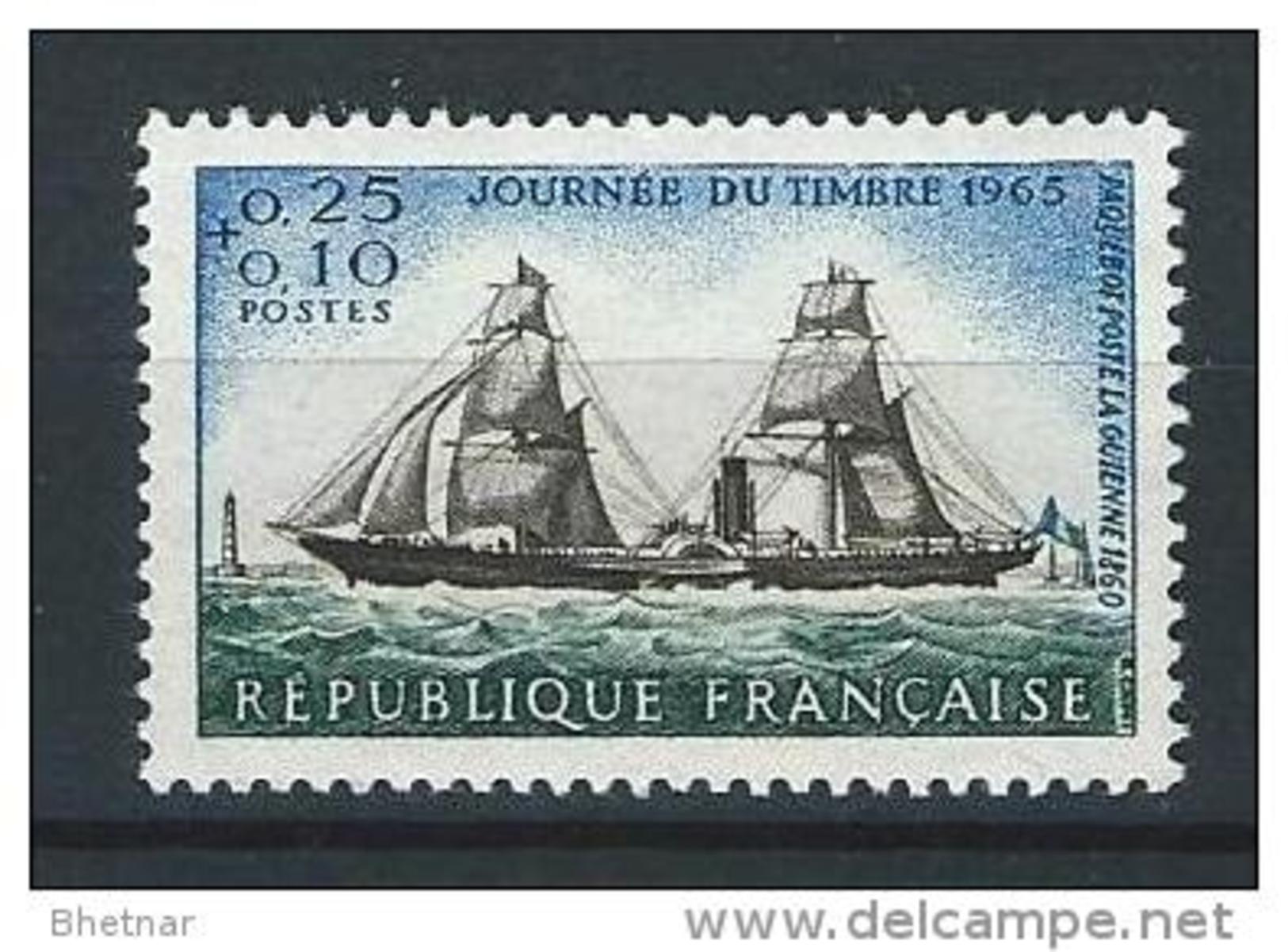 FR YT 1446  " Journée Du Timbre " 1965 Neuf** - Unused Stamps