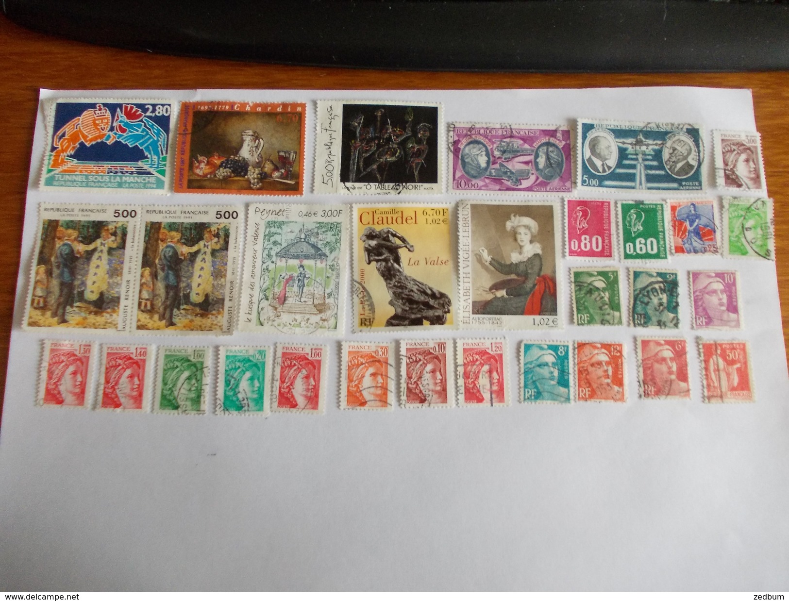 TIMBRE France Lot De 30 Timbres à Identifier - Lots & Kiloware (mixtures) - Max. 999 Stamps