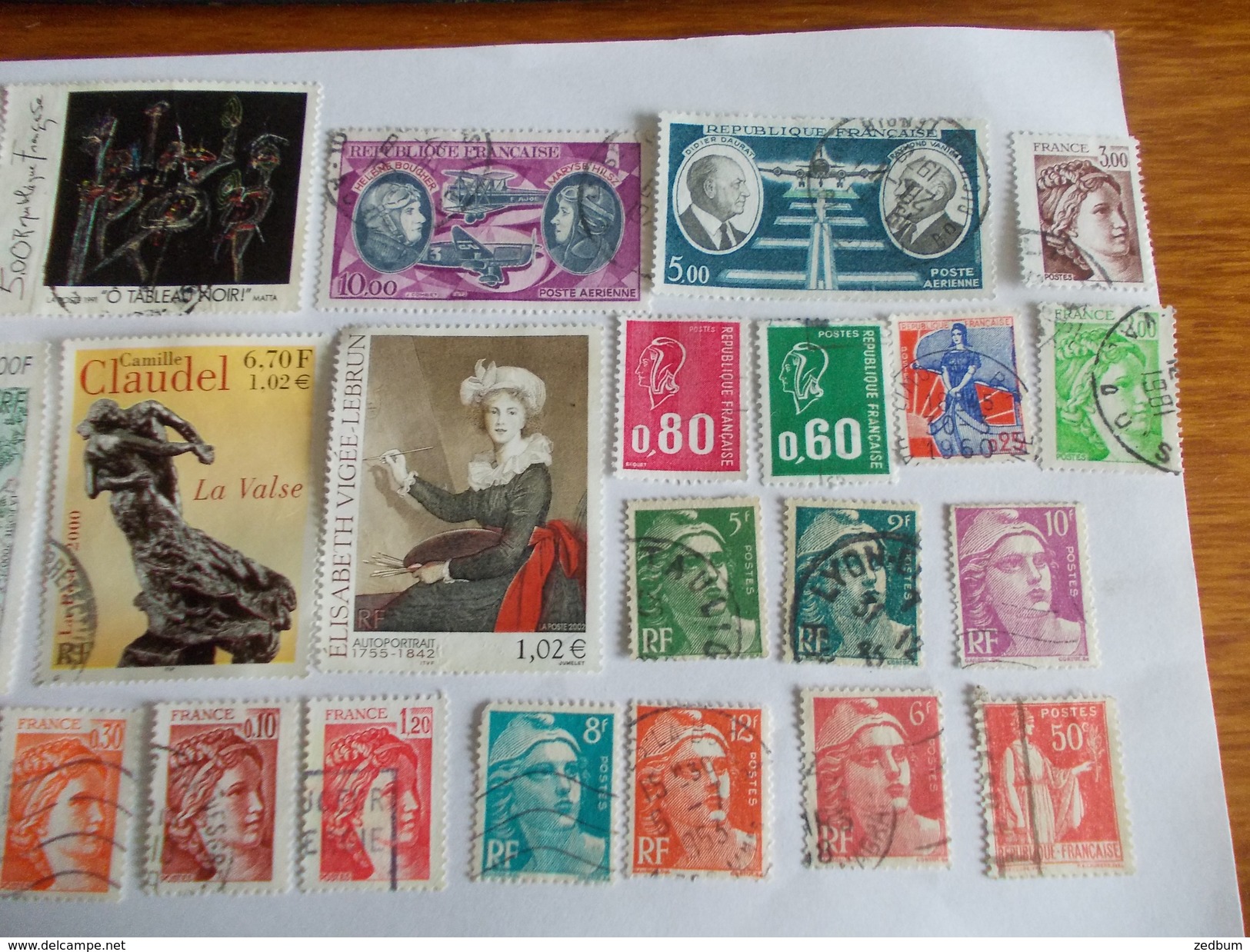 TIMBRE France Lot De 30 Timbres à Identifier - Lots & Kiloware (mixtures) - Max. 999 Stamps