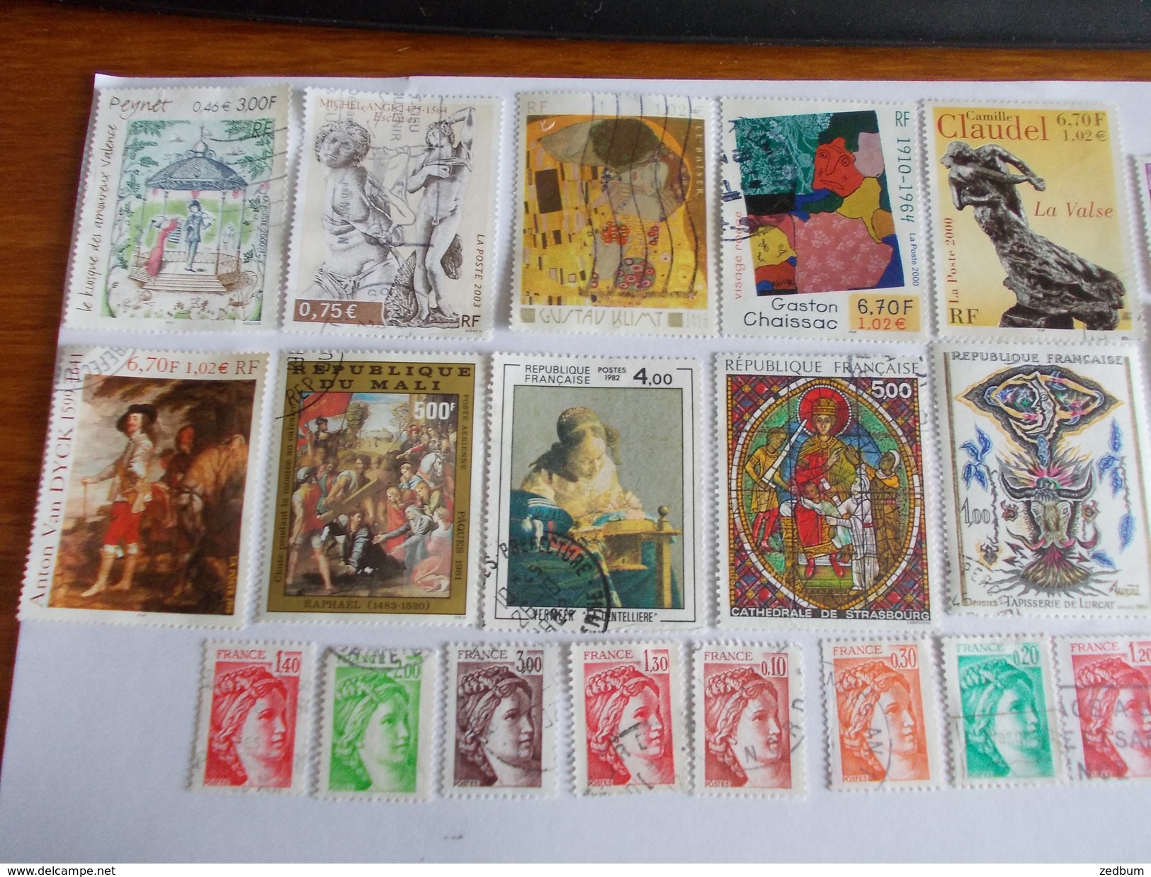 TIMBRE France Lot De 30 Timbres à Identifier - Lots & Kiloware (mixtures) - Max. 999 Stamps