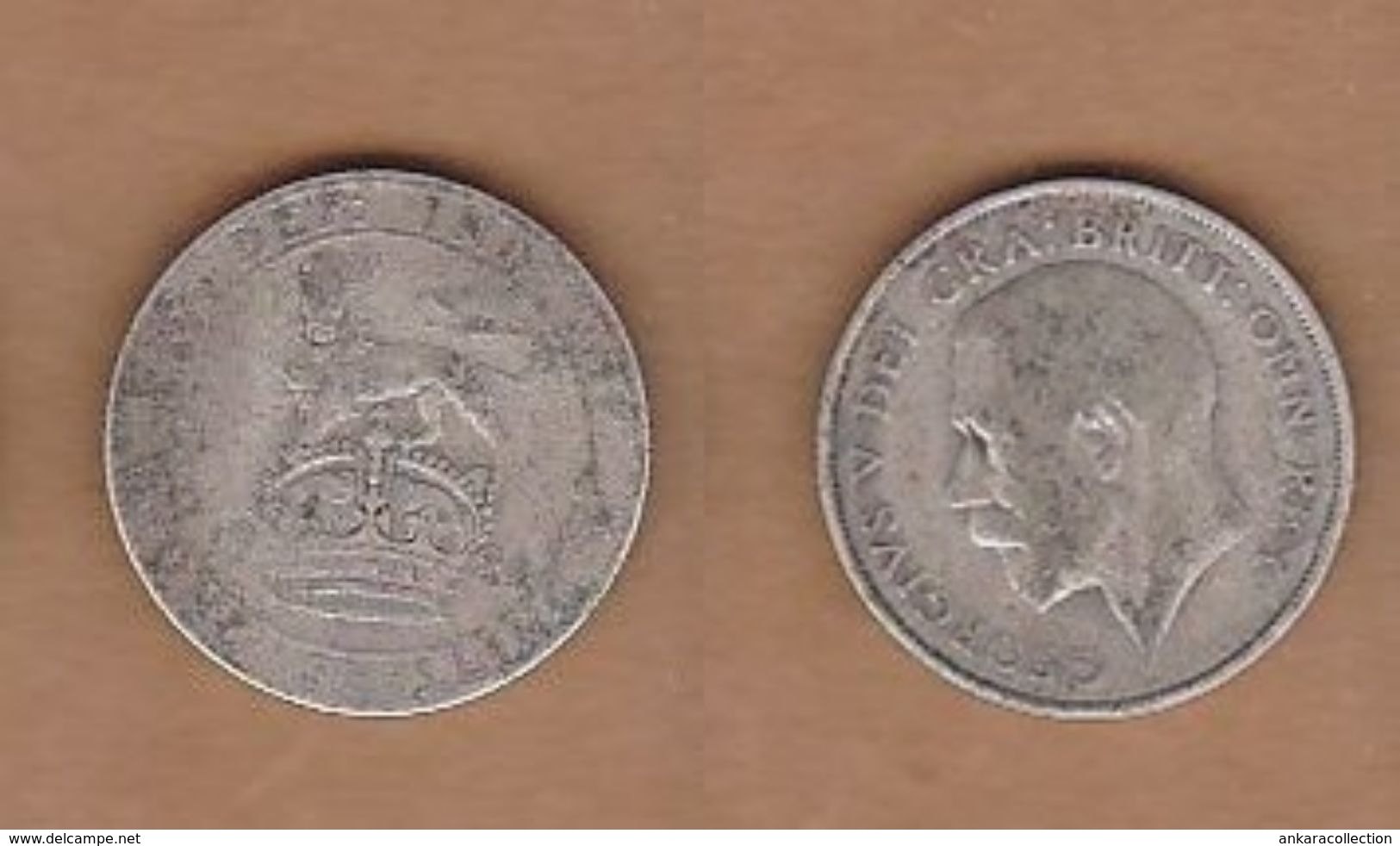 AC - GREAT BRITAIN 1 SHILLING 1924 SILVER COIN - I. 1 Shilling