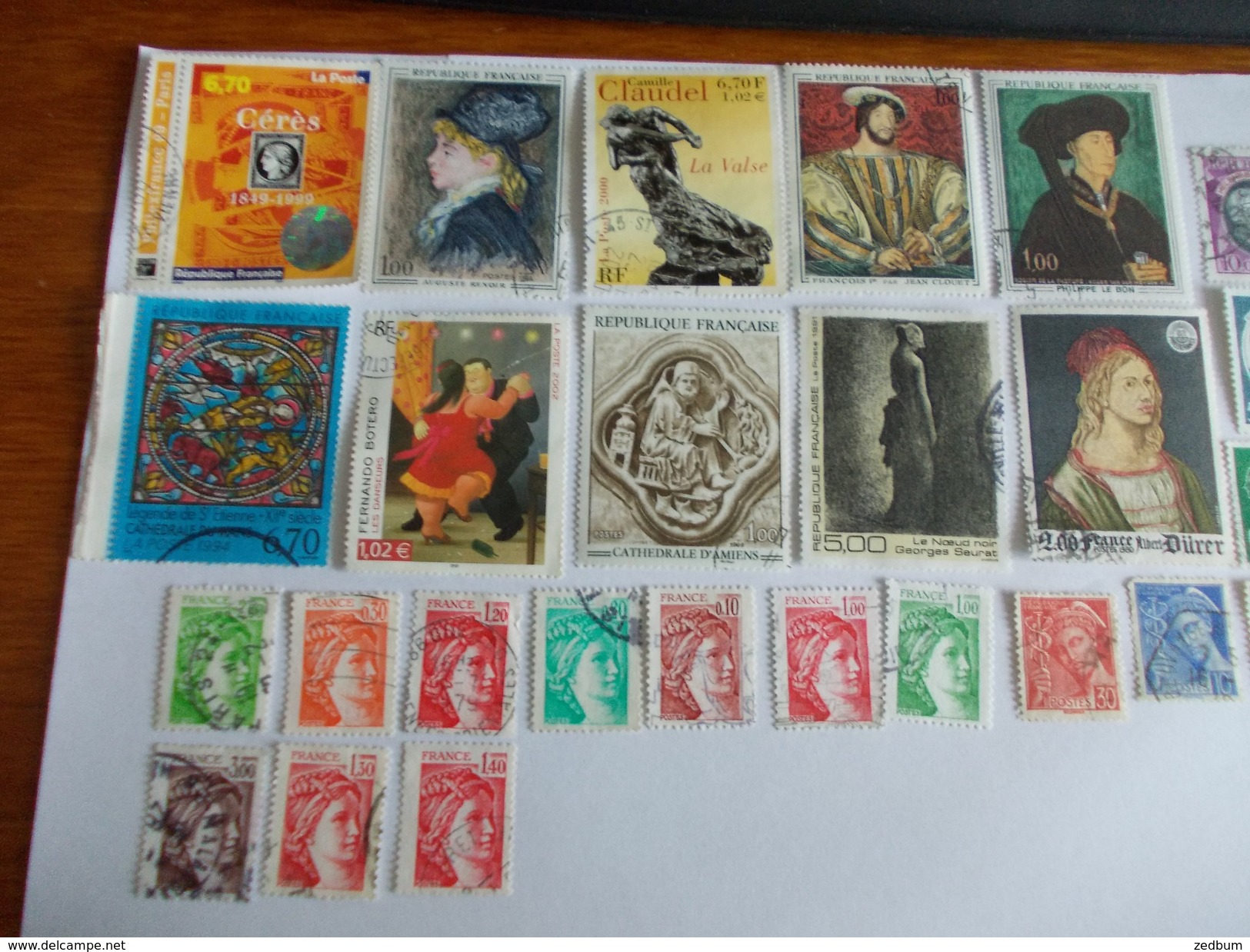TIMBRE France Lot De 30 Timbres à Identifier - Lots & Kiloware (mixtures) - Max. 999 Stamps