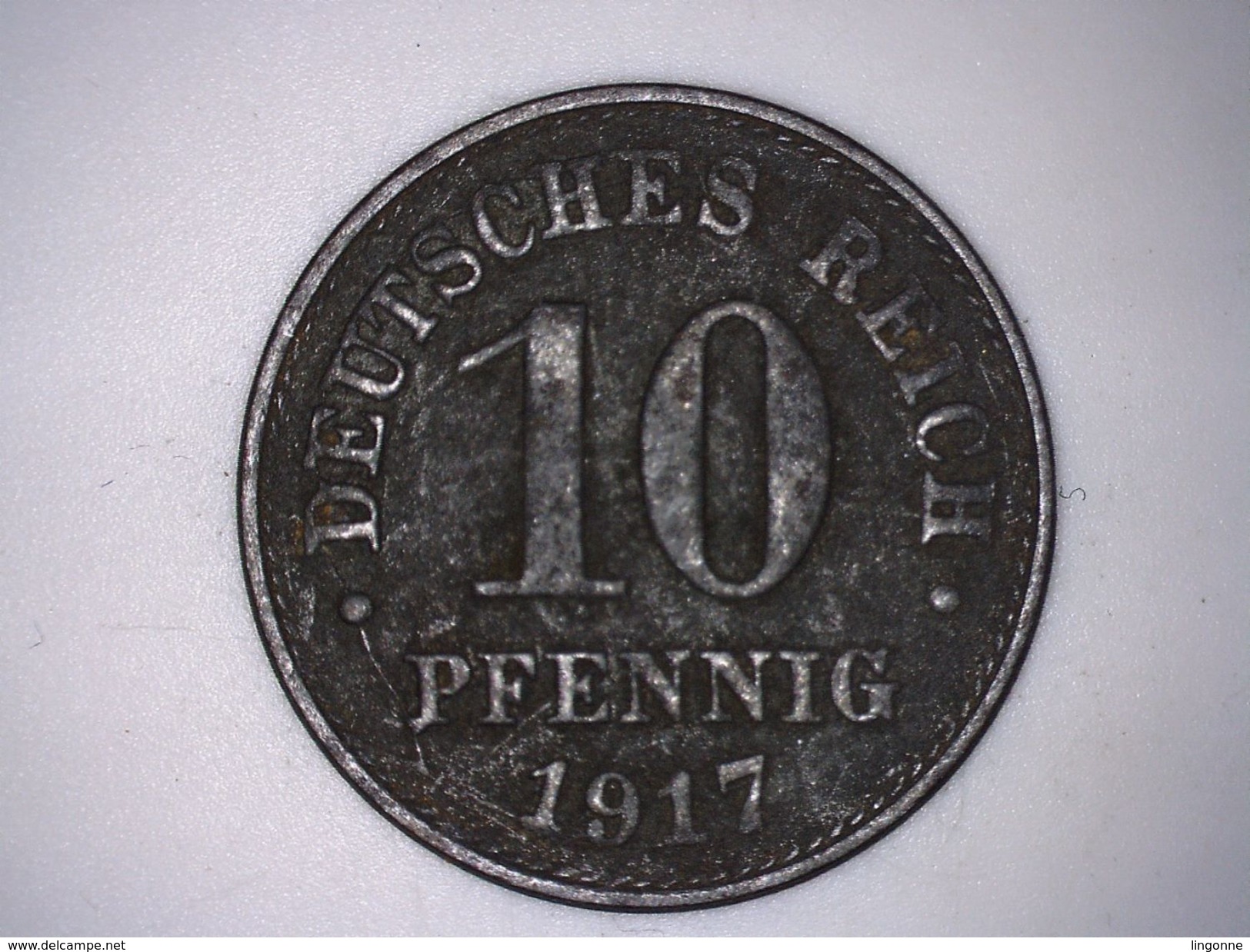 ALLEMAGNE - 10 PFENNIG 1917 - 10 Pfennig