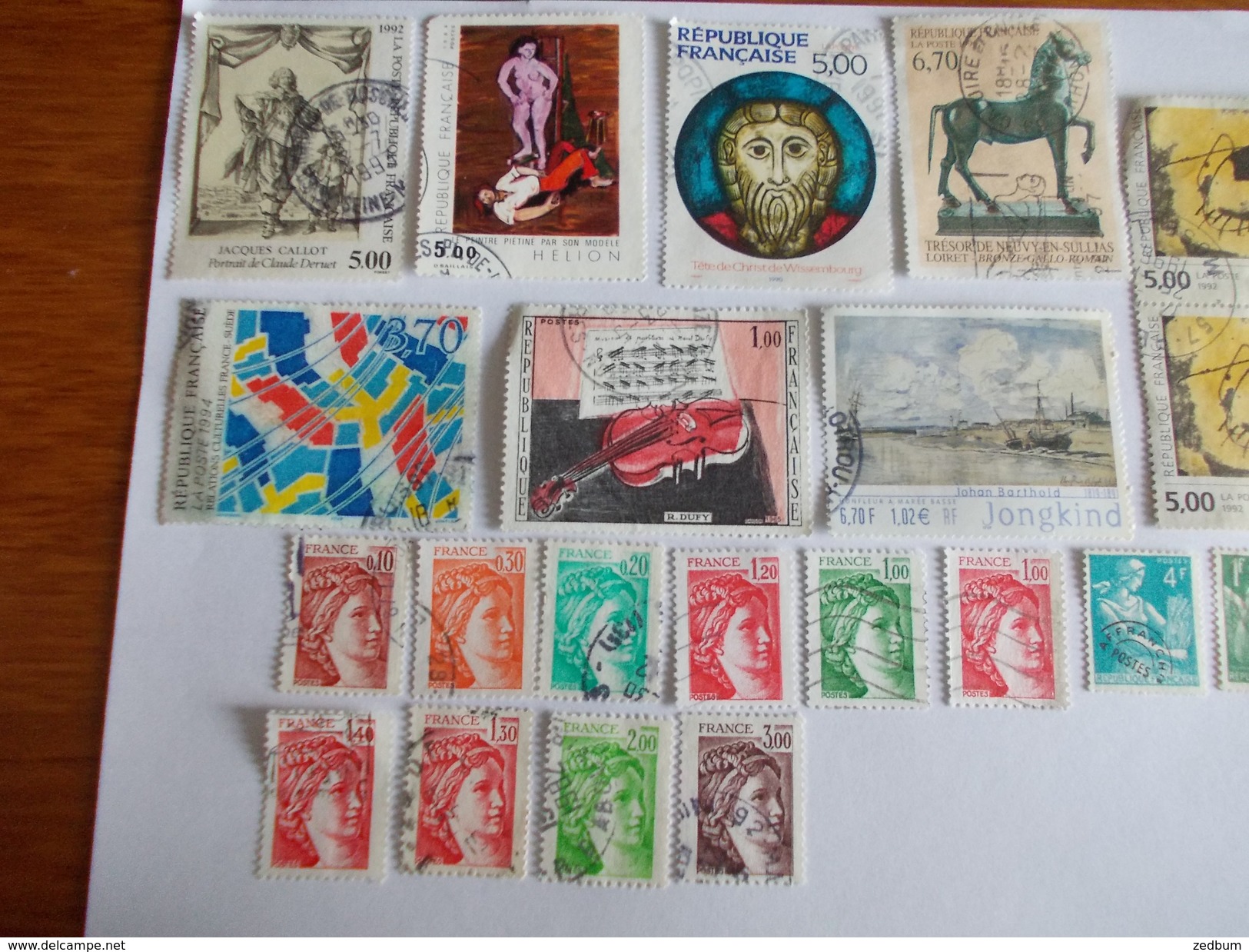 TIMBRE France Lot De 30 Timbres à Identifier N° 491 - Lots & Kiloware (mixtures) - Max. 999 Stamps