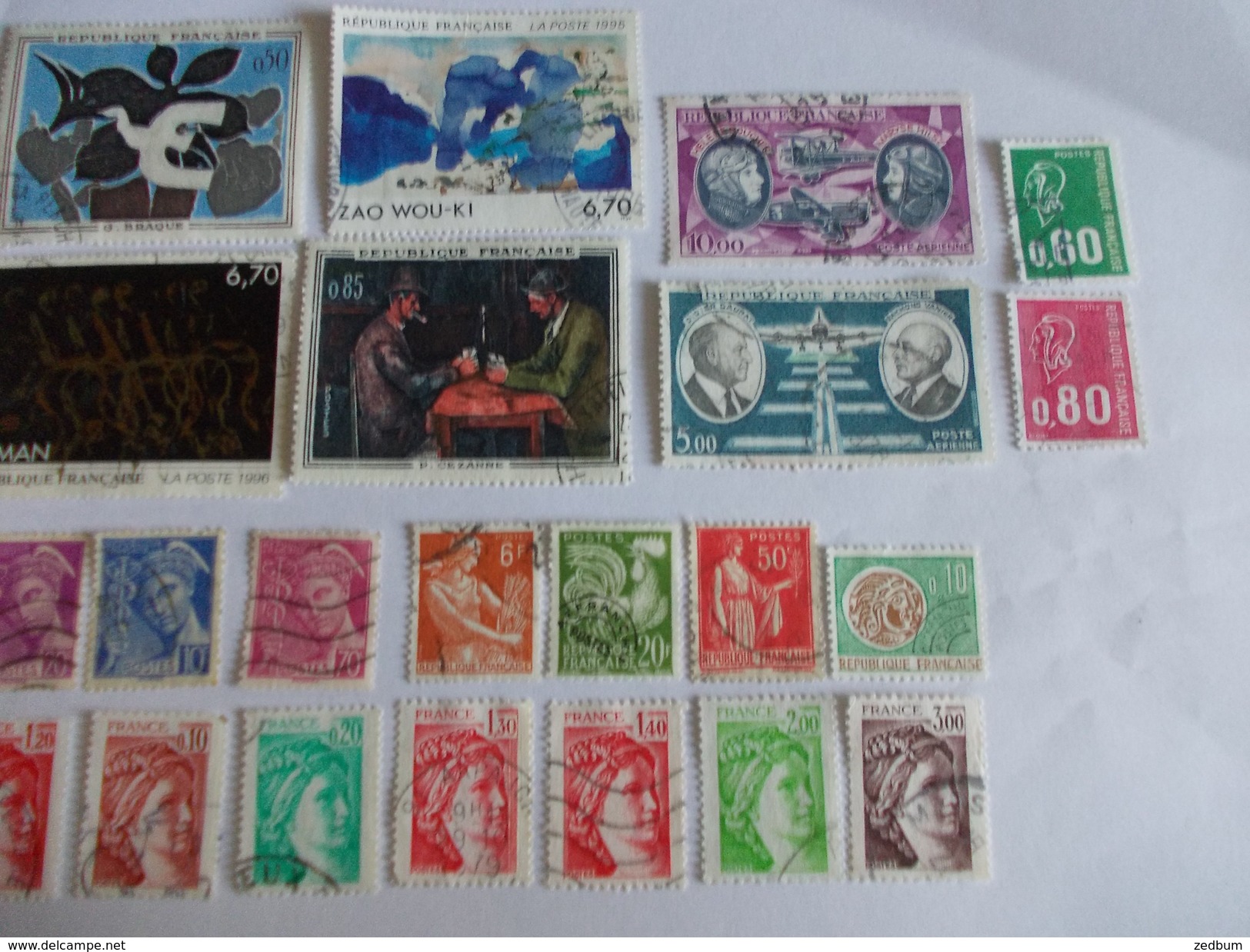 TIMBRE France Lot De 30 Timbres à Identifier N° 493 - Lots & Kiloware (mixtures) - Max. 999 Stamps