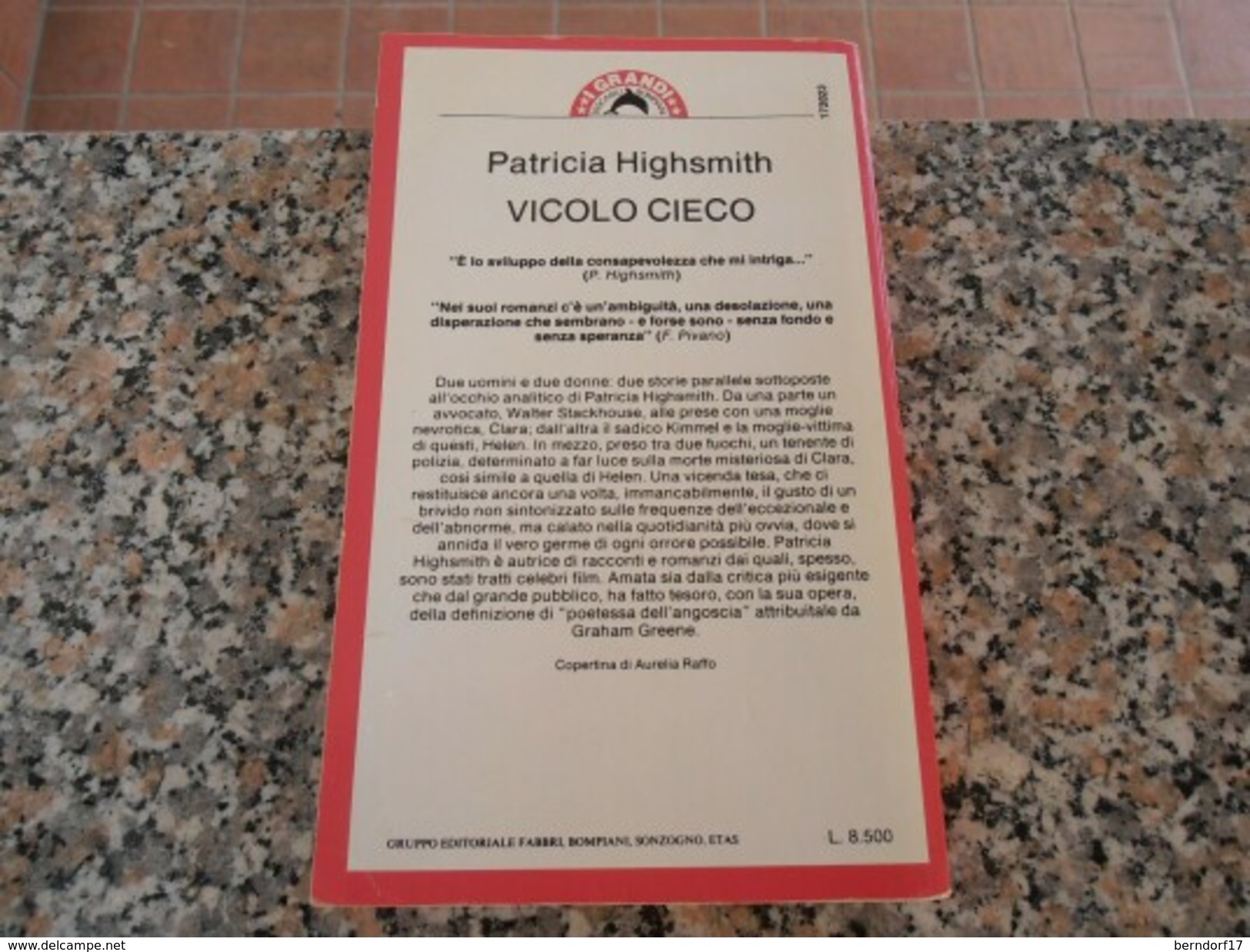 Vicolo Cieco - Patricia Highsmith - Clásicos