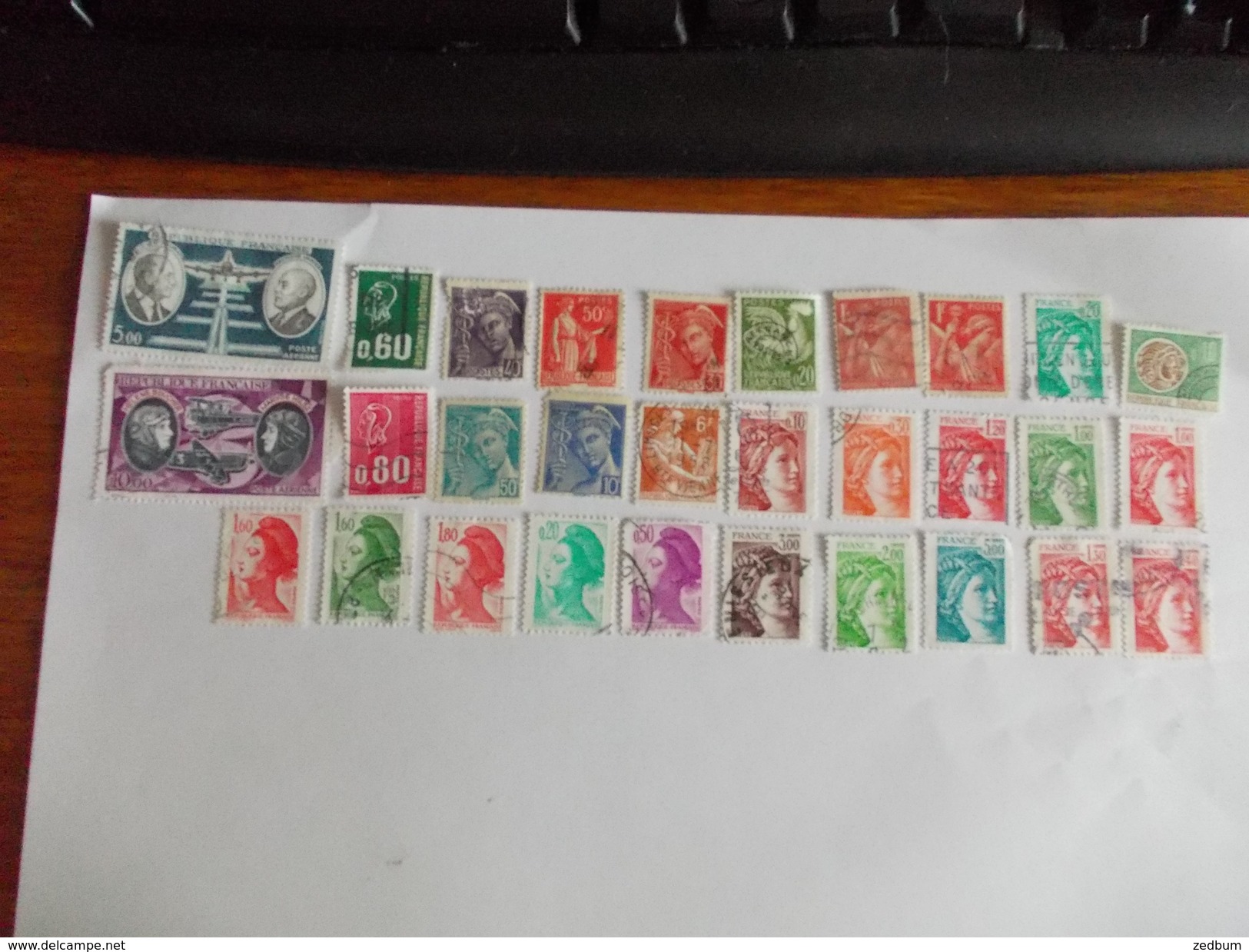TIMBRE France Lot De 30 Timbres à Identifier N° 496 - Lots & Kiloware (mixtures) - Max. 999 Stamps