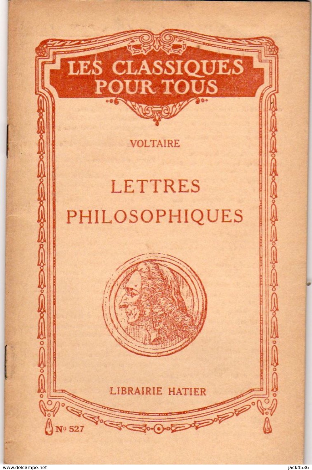 Les Classiques Pour Tous - VOLTAIRE - Lettres Philosophiques - Lib. HATIER - 12-18 Ans