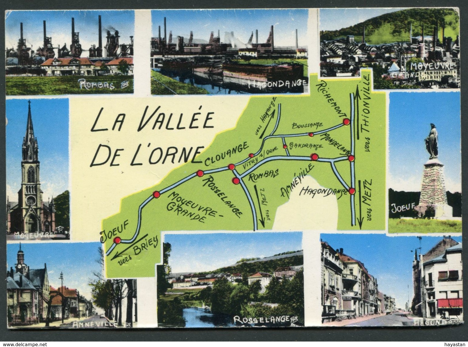 VALLEE DE L'ORNE - MULTIVUES - ROSSELANGE - AMNEVILLE - ROMBAS - HAGONDAGE - MOYEUVRE - Autres & Non Classés