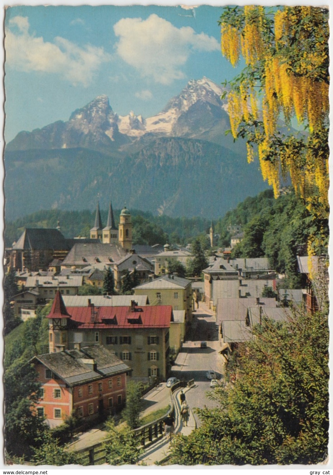 Berchtesgaden Mit Watzmann, Germany, 1967 Used Postcard [20595] - Berchtesgaden