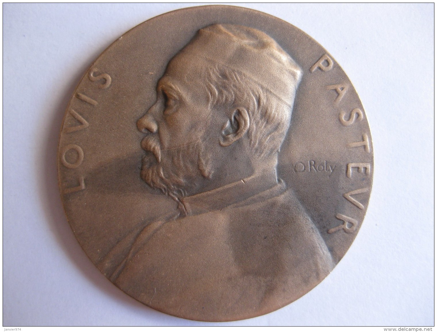 Médaille Centenaire De La Naissance De PASTEUR 27 Décembre 1822 &ndash; 1922, Par ROTY - Other & Unclassified