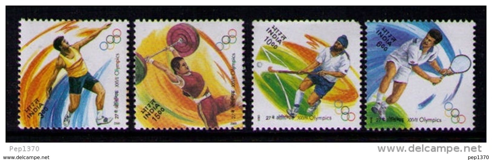 INDIA 2000 - SYDNEY OLYMPICS - YVERT Nº 1544-1547 - Ete 2000: Sydney