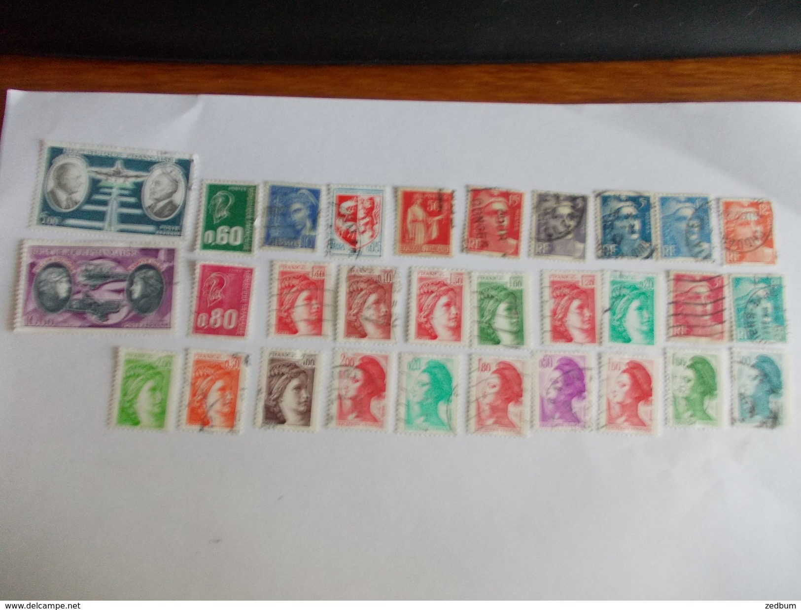 TIMBRE France Lot De 30 Timbres à Identifier N° 500 - Lots & Kiloware (mixtures) - Max. 999 Stamps