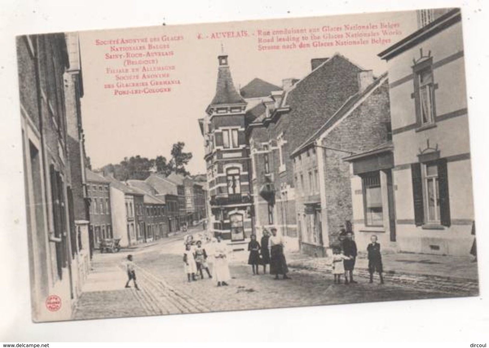 36710  -  Auvelais Rue Conduisant Aux Glaces Nationales Belges - Sambreville