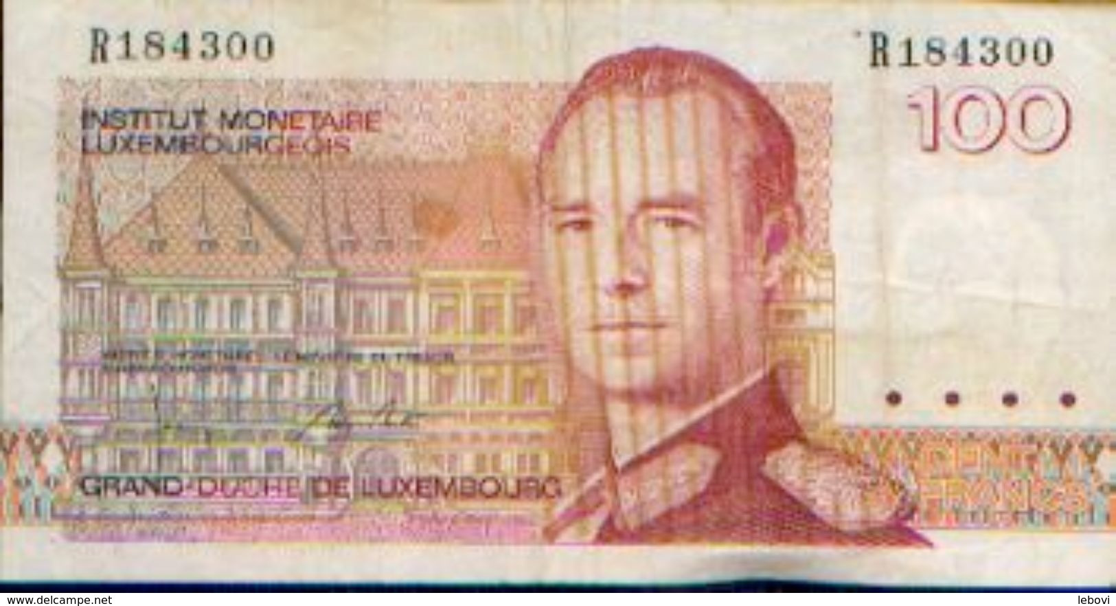 LUXEMBOURG – 100 Francs – Institut Monétaire Luxembourgeois (1993) - Luxembourg