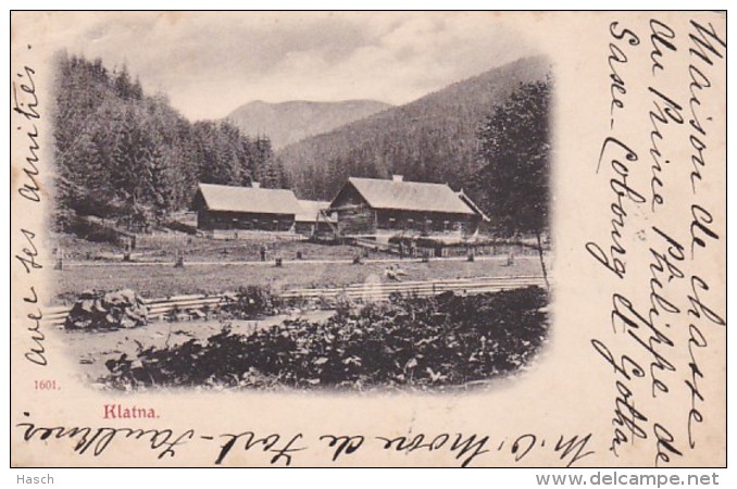 279675Klatna, (Briefmarke 1903) (Sher Kleines Falten Im Ecken) - Slovakia