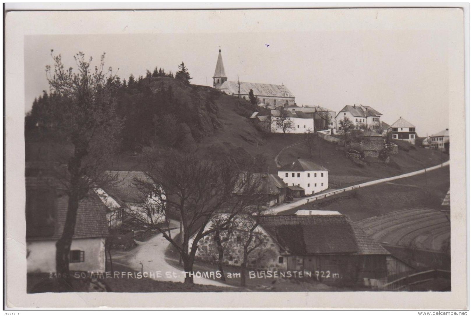 AK - ST. THOMAS Am Blasenstein - Teilansicht Zum Schloss 1934 - Perg