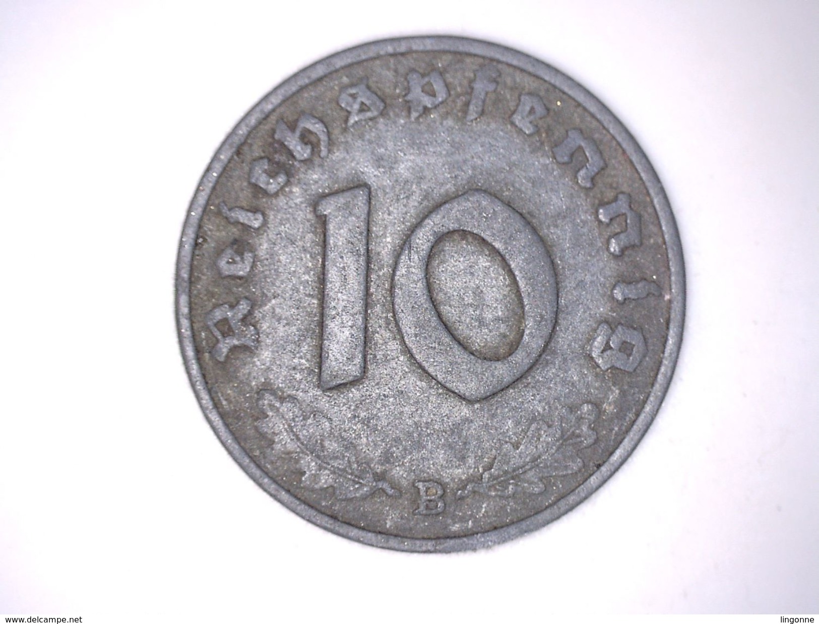 ALLEMAGNE - 10 REICHSPFENNIG 1944 B - 10 Reichspfennig