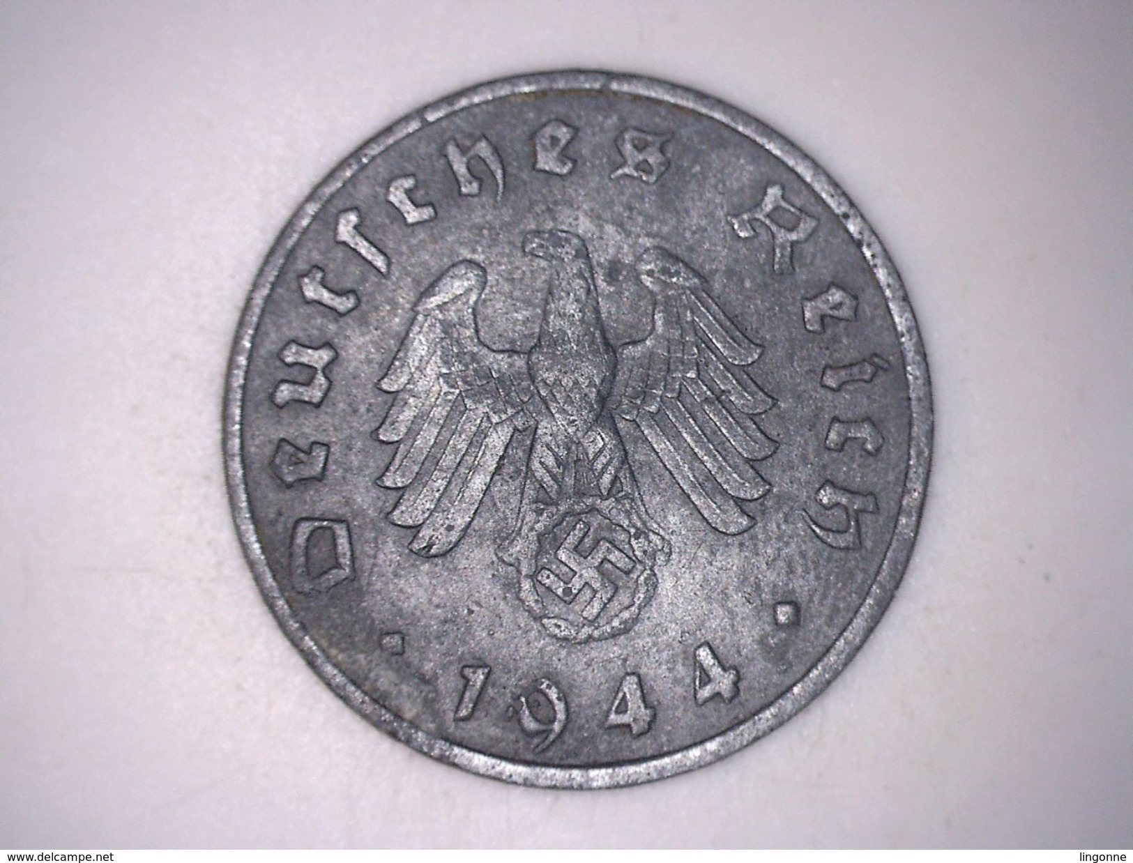 ALLEMAGNE - 10 REICHSPFENNIG 1944 F - 10 Reichspfennig