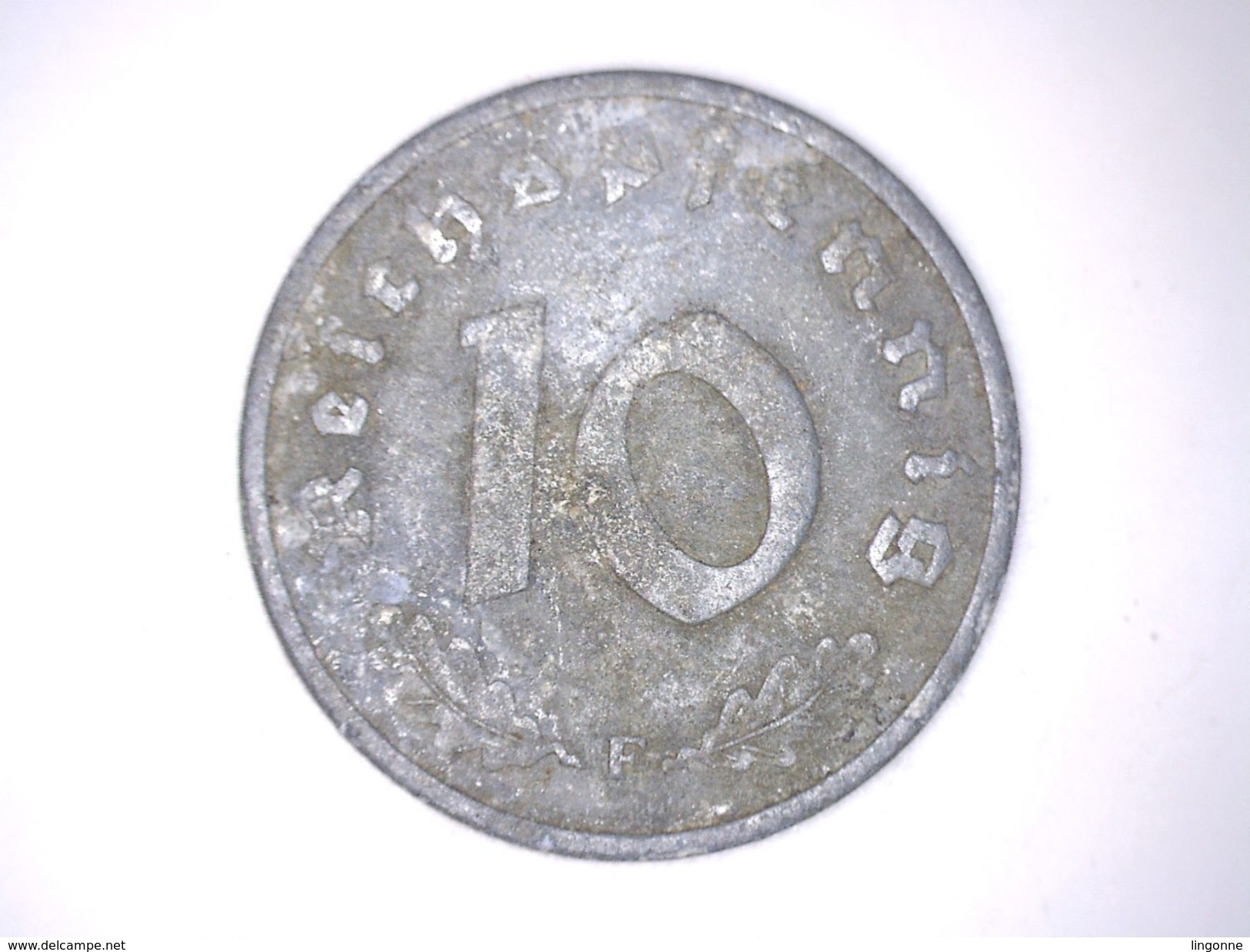 ALLEMAGNE - 10 REICHSPFENNIG 1940 F - 10 Reichspfennig