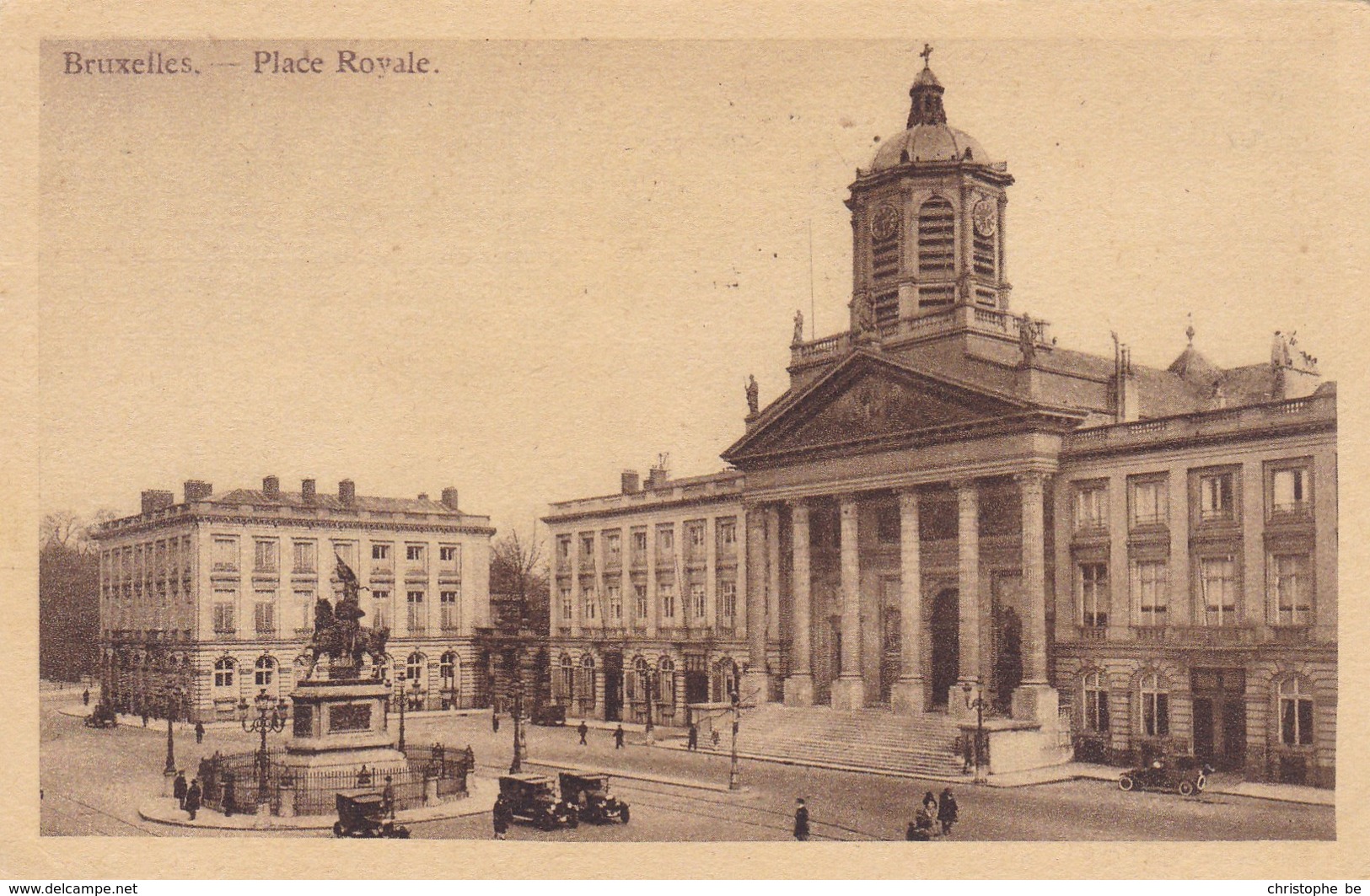 Bruxelles, Brussel, Place Royale (pk39470) - Marktpleinen, Pleinen