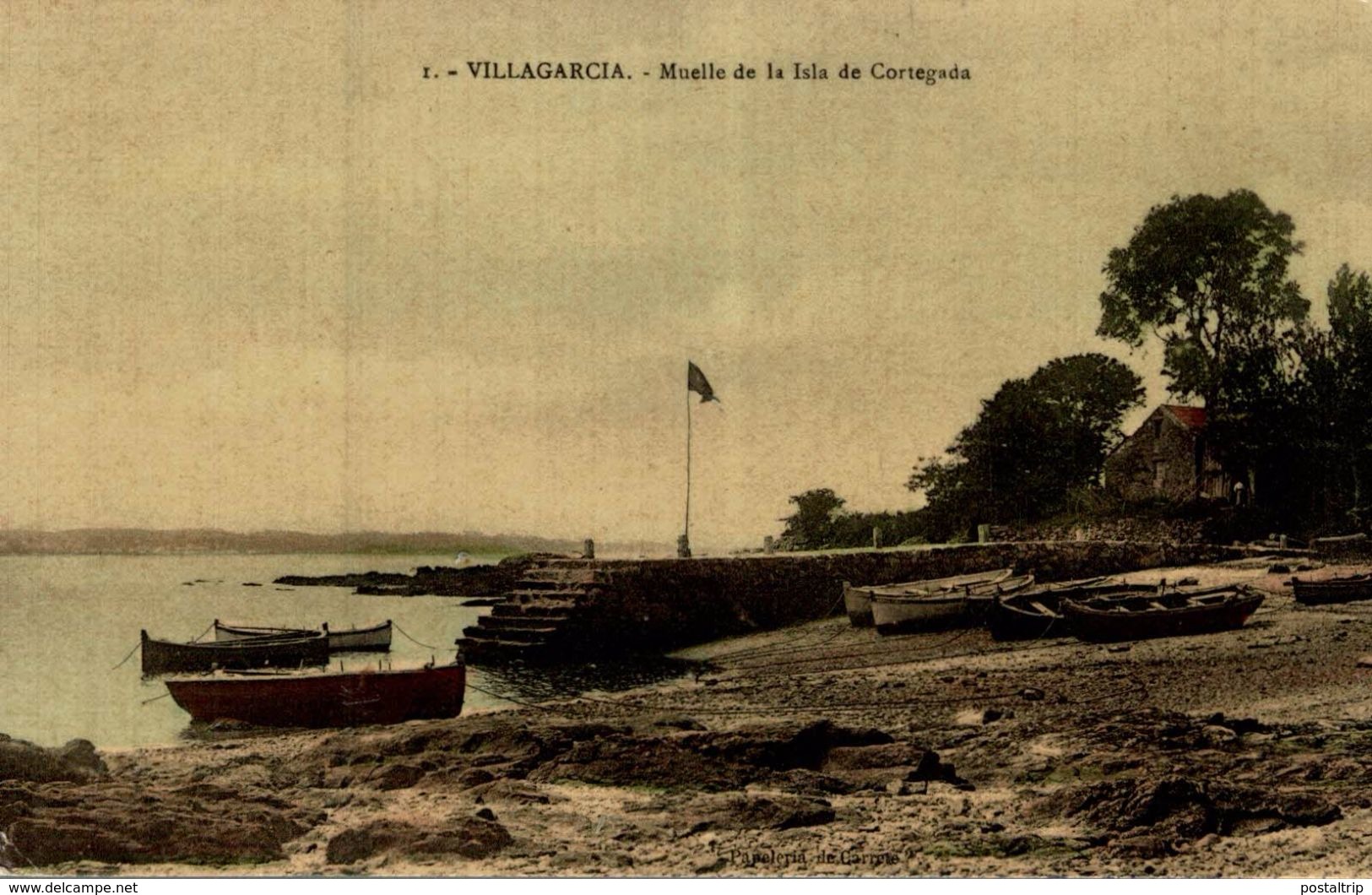 PONTEVEDRA VILLAGARCIA Nº 1 MUELLE DE LA ISLA DE CORTEGADA - Pontevedra