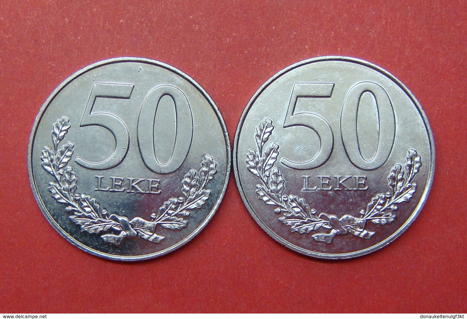 ALBANIA 2 X 50 LEKE 2000, UNC - Albanie