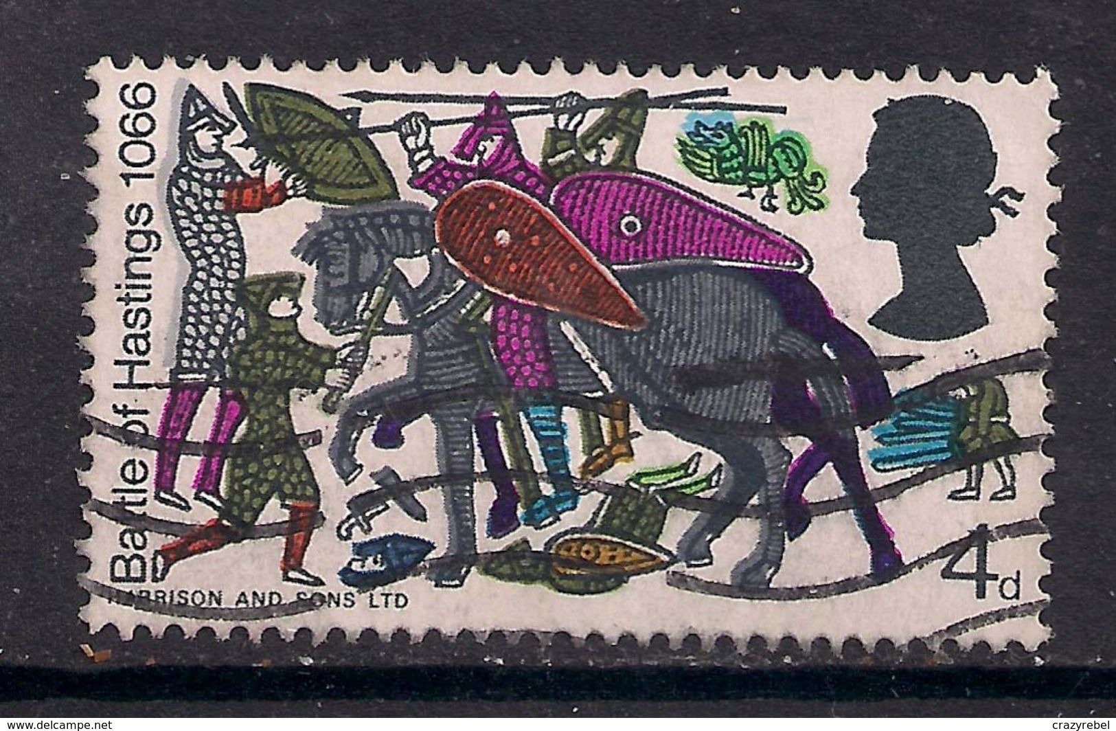 GB 1966 QE2 4d Annivs.Battle Of Hastings Used Stamp SG 710 ( H130 ) - Used Stamps