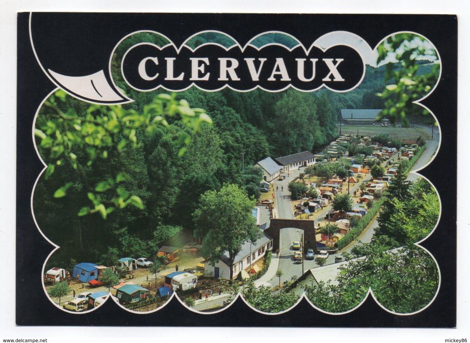 Luxembourg--CLERVAUX --1999-- Illumination--Vue Aérienne-Camping - - Clervaux