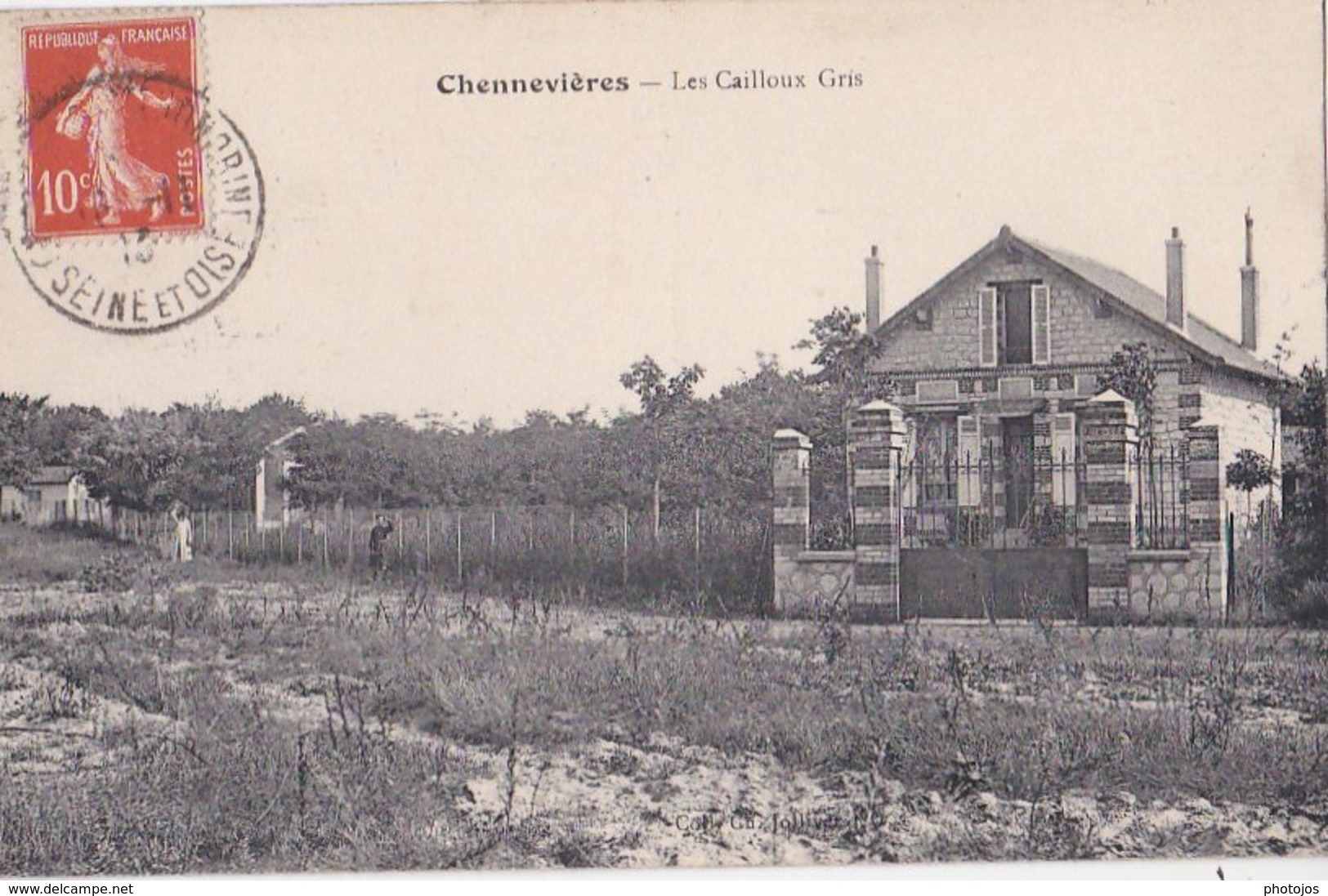 Carte Postale  : Chennevières (94) Les Cailloux Gris        Collection Jollivet - Chennevieres Sur Marne