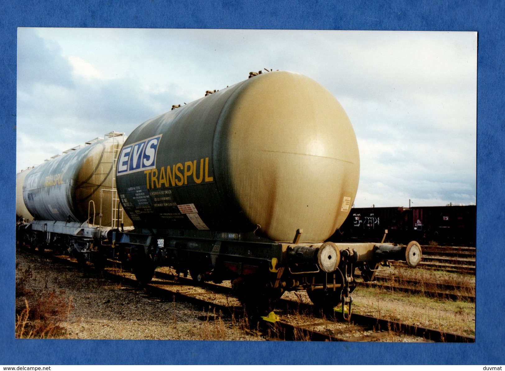 chemin de fer sncf gare wagon citerne EVS transpul lot de 7 photographies format 10,2x15 voir 8 scans