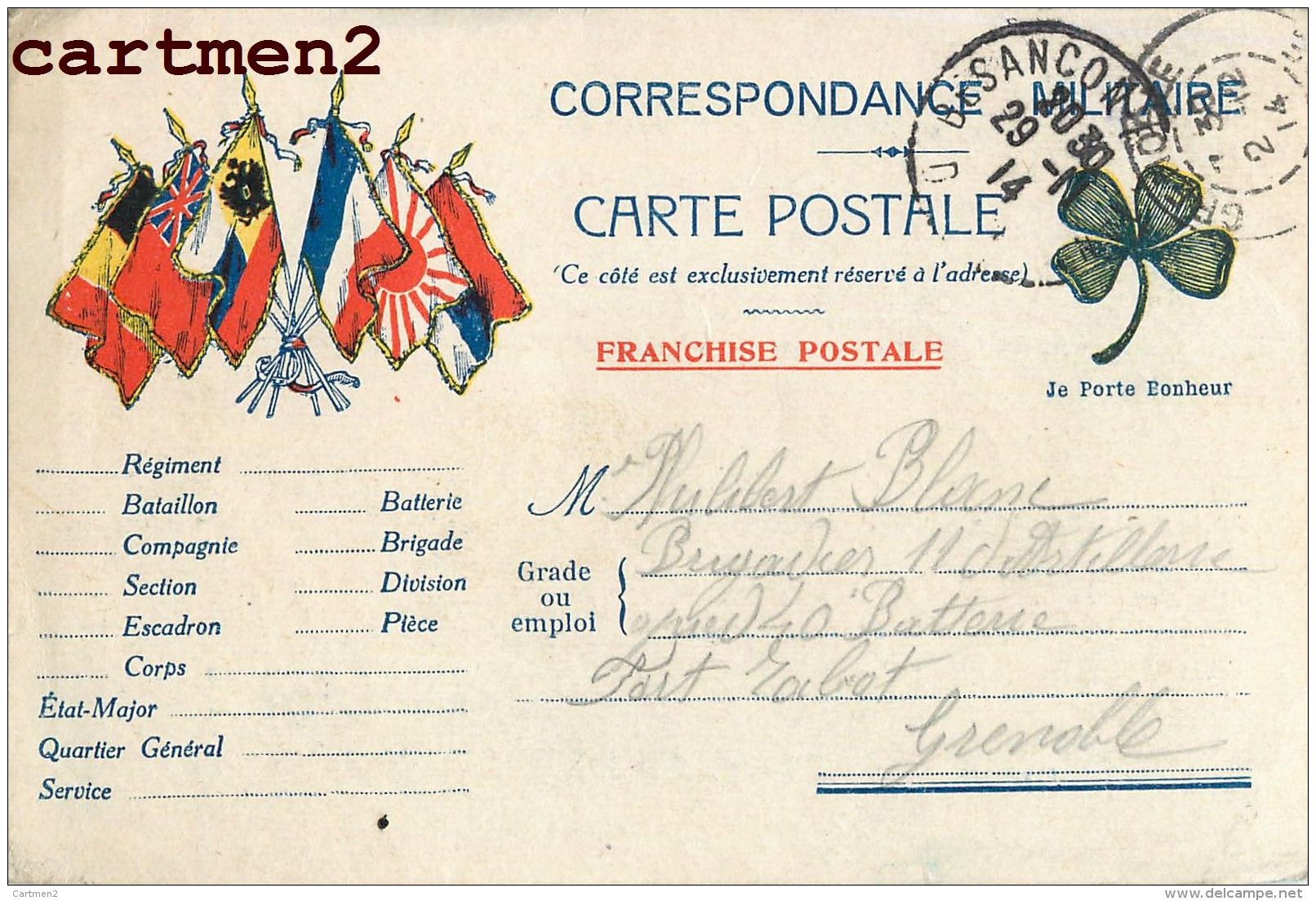 21 CPA LETTRE GUERRE CORRESPONDANCE MILITAIRE SOLDAT MARCIGNY TASSIN-LA-DEMI-LUNE CHASSELAY 11e REGIMENT D'ARTILLERIE