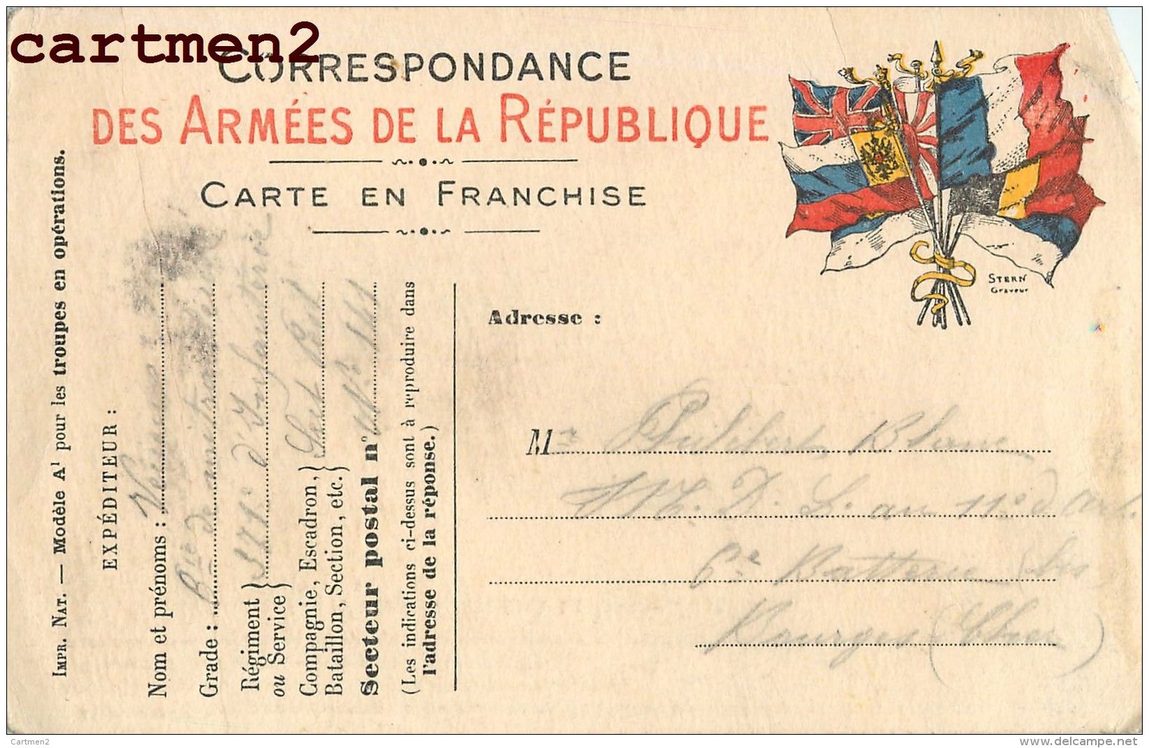 21 CPA LETTRE GUERRE CORRESPONDANCE MILITAIRE SOLDAT MARCIGNY TASSIN-LA-DEMI-LUNE CHASSELAY 11e REGIMENT D'ARTILLERIE