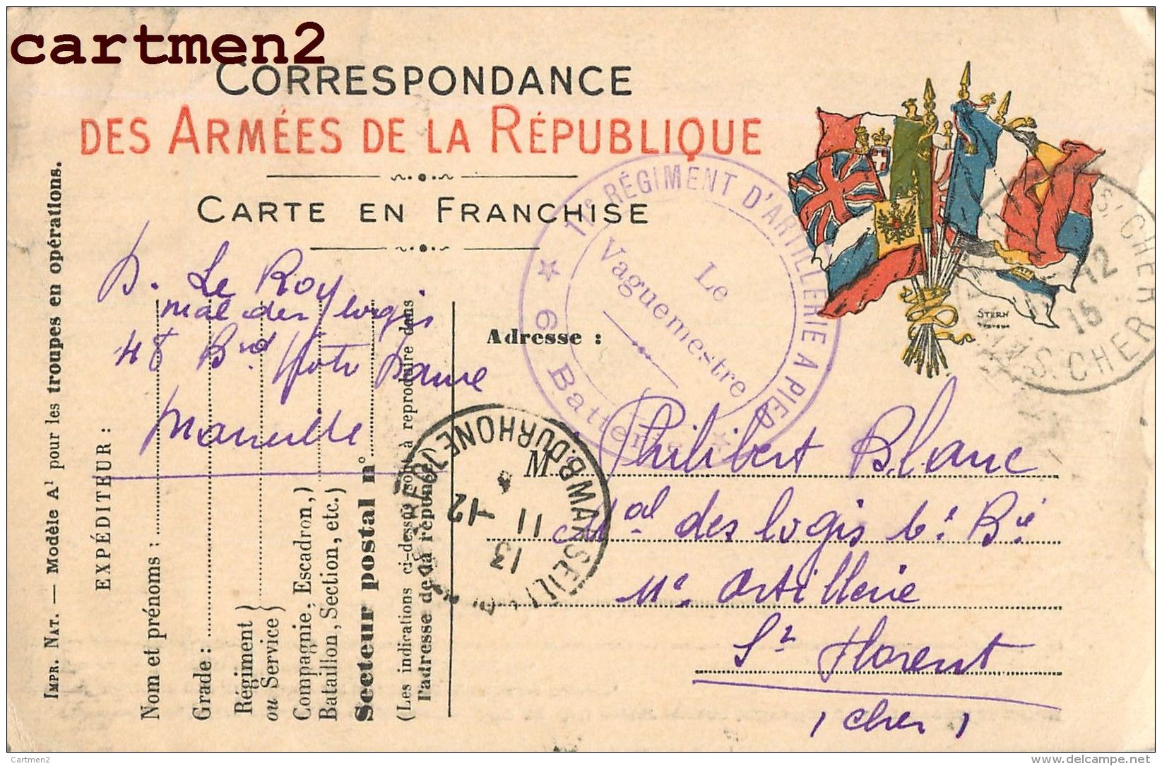 21 CPA LETTRE GUERRE CORRESPONDANCE MILITAIRE SOLDAT MARCIGNY TASSIN-LA-DEMI-LUNE CHASSELAY 11e REGIMENT D'ARTILLERIE