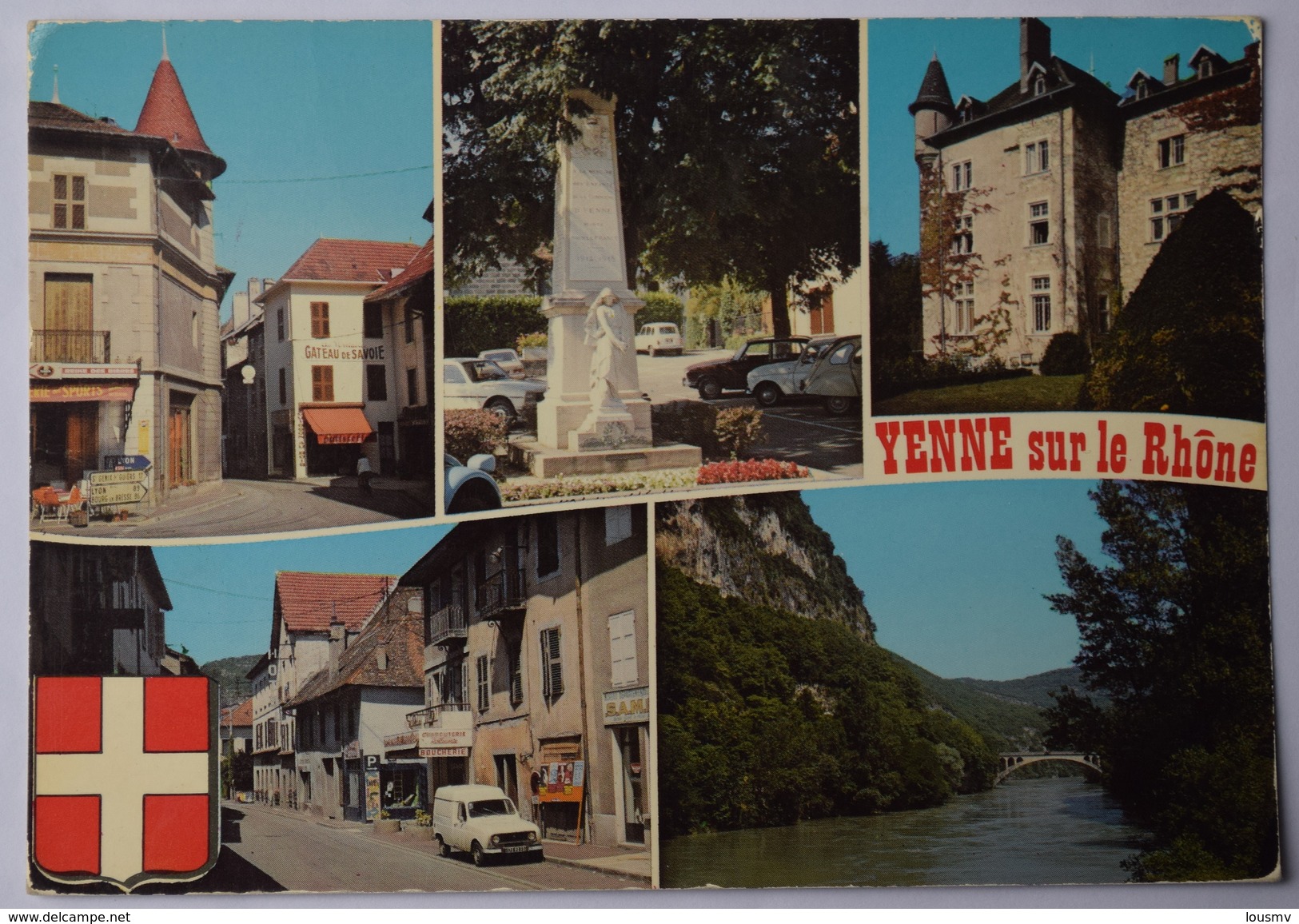 73 : Yenne - Château De Lagnieu - Monument Aux Morts - Vues Du Centre - Rhône Au Pont De La Balme - (n°9080) - Yenne