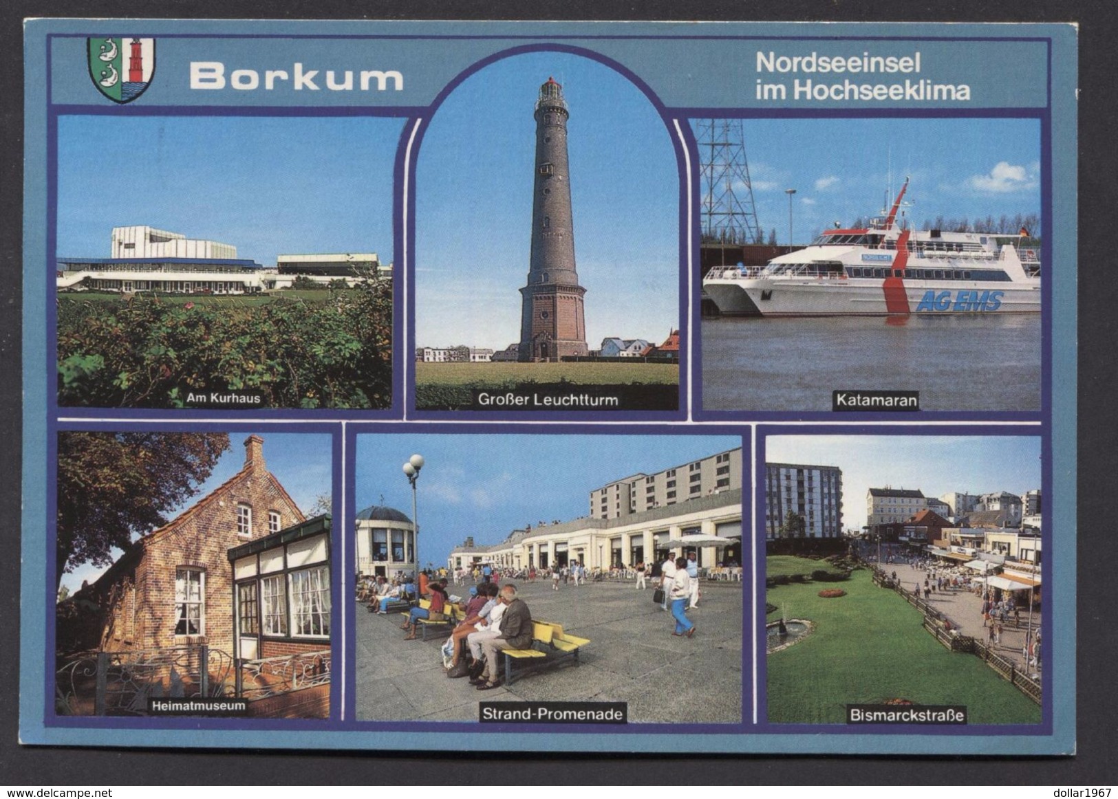 Borkum  View,   - See The 2  Scans For Condition. ( Originalscan !!! ) - Borkum