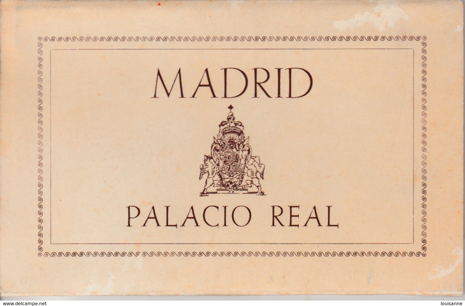 17 / 10 / 76  -  DÉPLIANT  MADRID  PALACIO  REAL  -PATRIMONIO  NACIONAL - 5 - 99 Cartoline