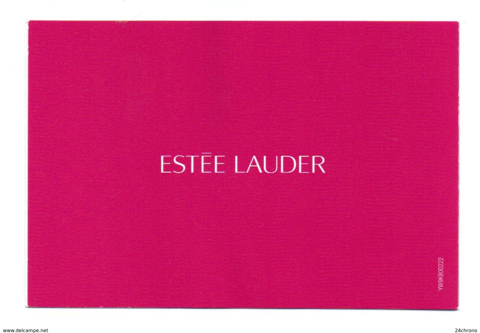 Carte Double: Estee Lauder, Belle Jeune Femme, Beaute, Maquillage (17-1871) - Advertising