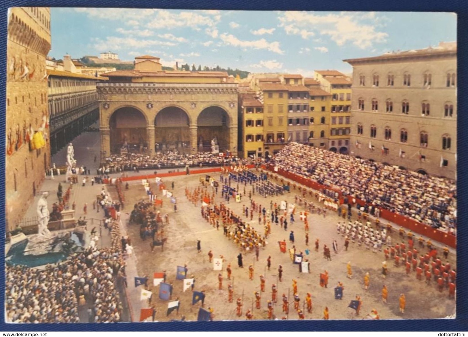 GIUOCO DEL CALCIO IN COSTUME - Firenze Piazza Della Signoria - Calcio Fiorentino Vg - Giochi Regionali