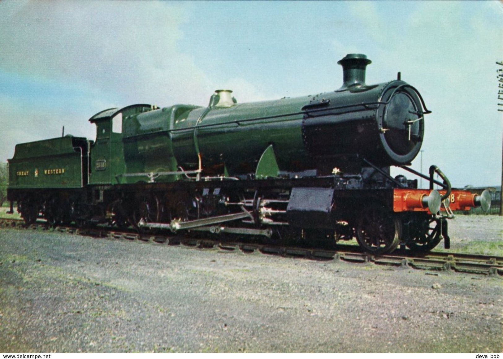 Railway Postcard GWR 28xx 2818 Great Western 2-8-0 Loco - Trains