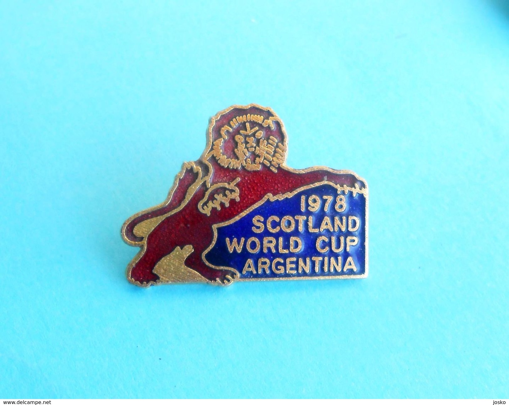 FIFA FOOTBALL WORLD CUP ARGENTINA 1978. - SCOTLAND .. Enamel Pin Badge By Coffer Fussball Calcio Futbol Futebol British - Football