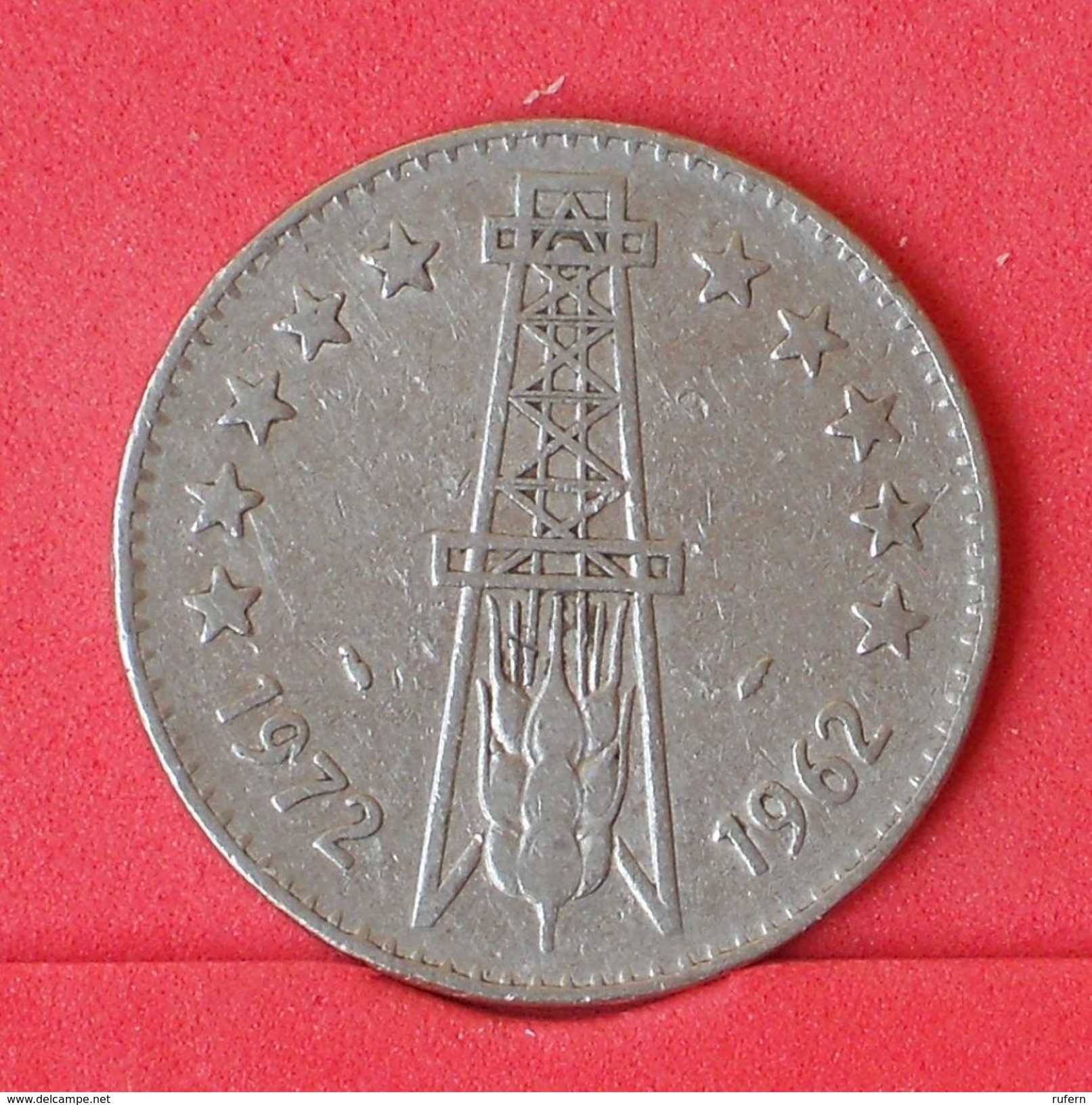 ALGERIA 5 DINAR 1972 -    KM# 105 - (Nº19038) - Argelia