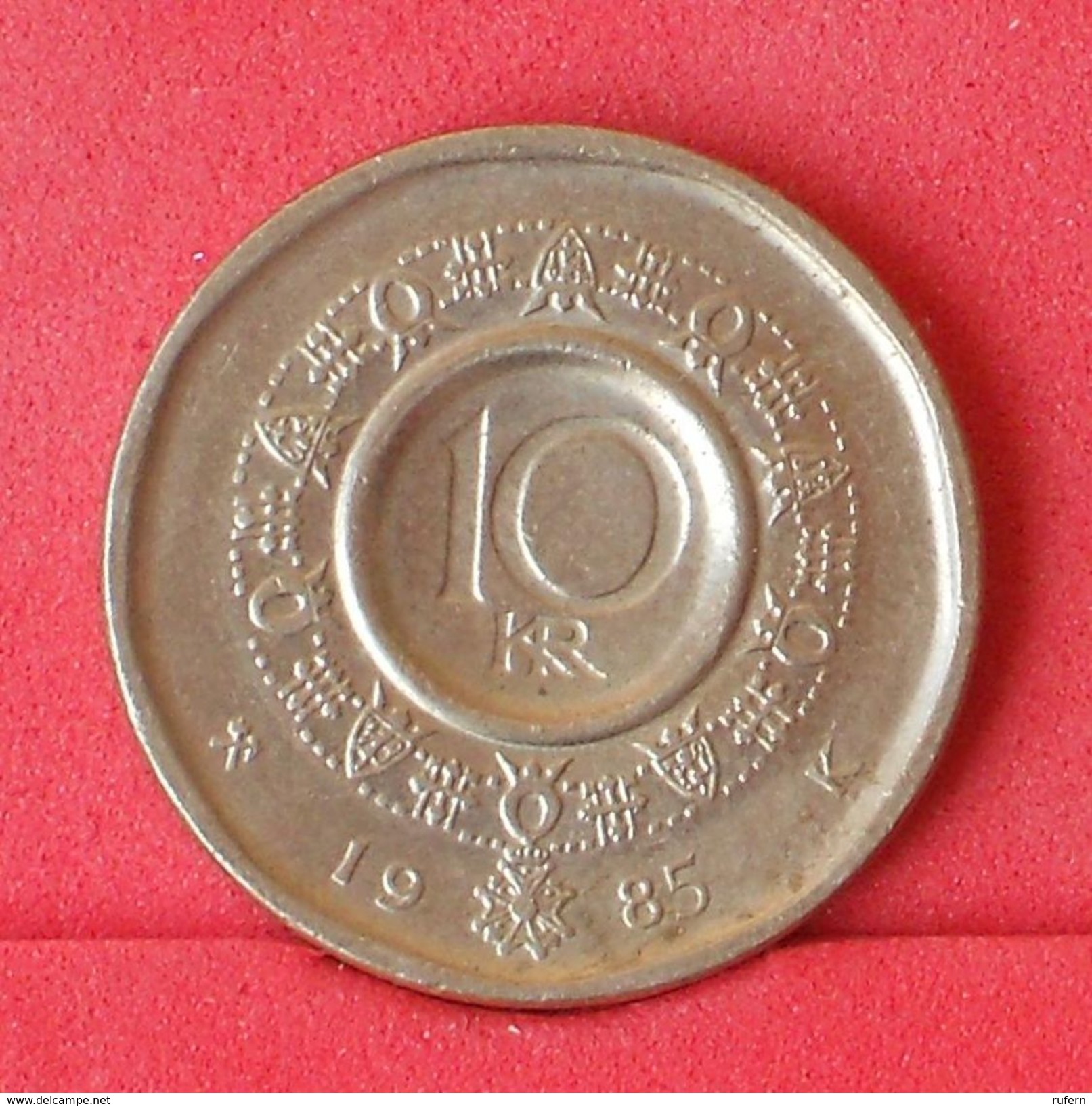 NORWAY 10 KRONER 1985 -    KM# 427 - (Nº19041) - Noorwegen