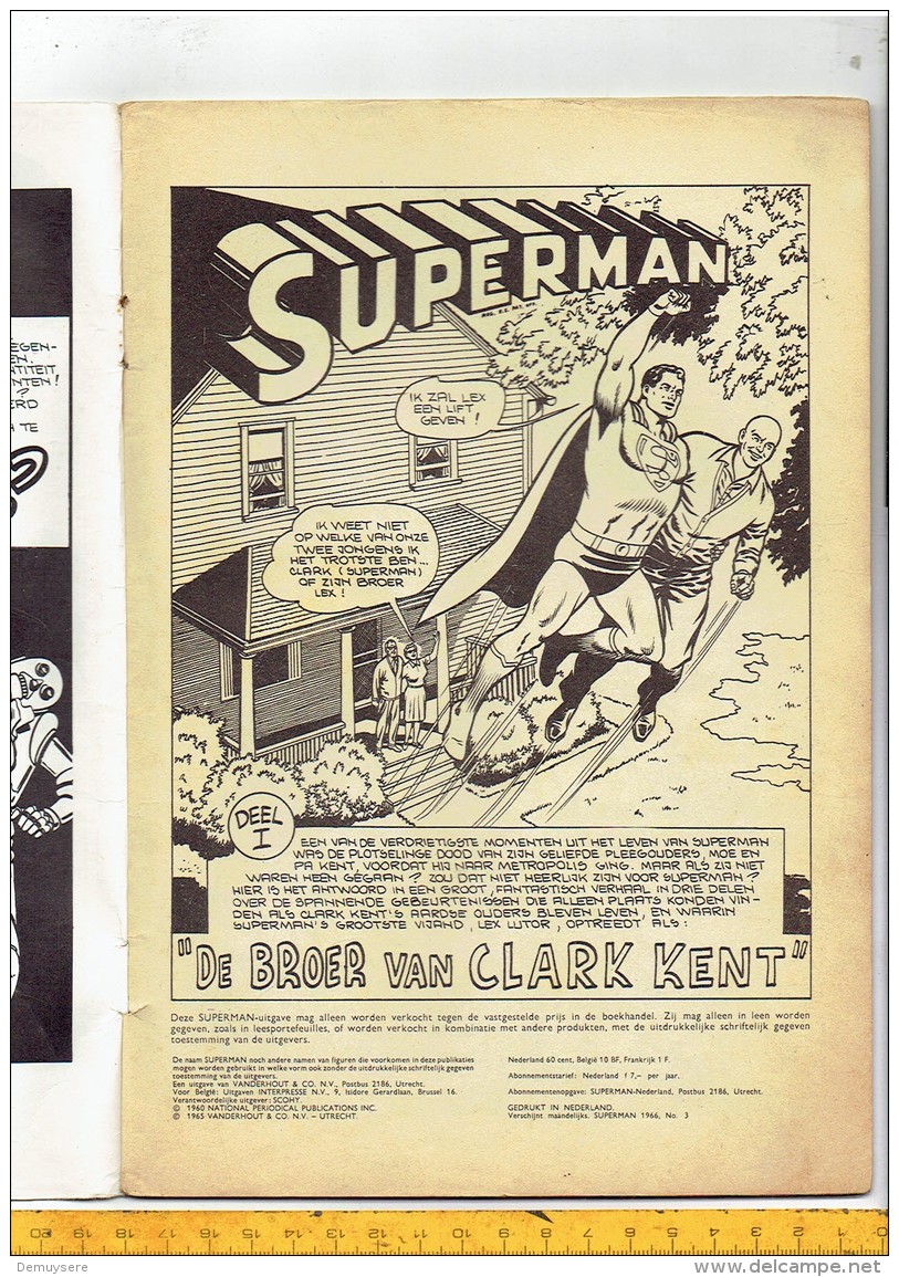 SUPERMAN  NR  3  - 1966 - Autres & Non Classés