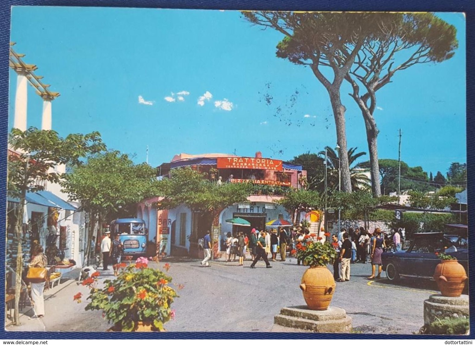 ANACAPRI (Capri) - Piazza Vittoria - Ristorante Pizzeria Barbarossa - Animatissima VG - Altri & Non Classificati
