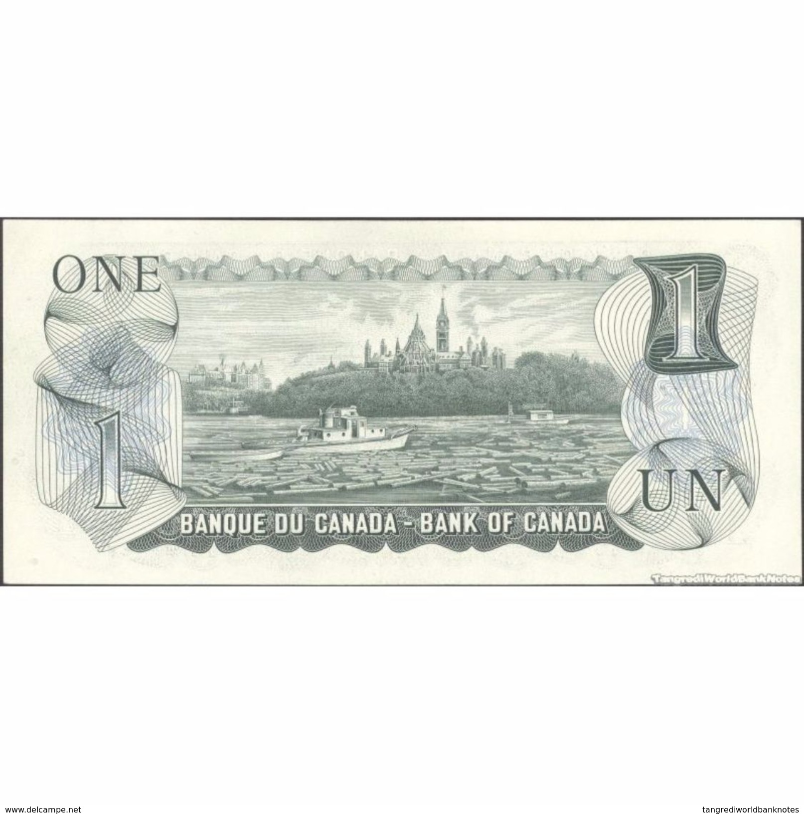 TWN - CANADA 85a1 - 1 Dollar 1973 Prefix AC - Signatures: Lawson & Bouey AU/UNC - Canada