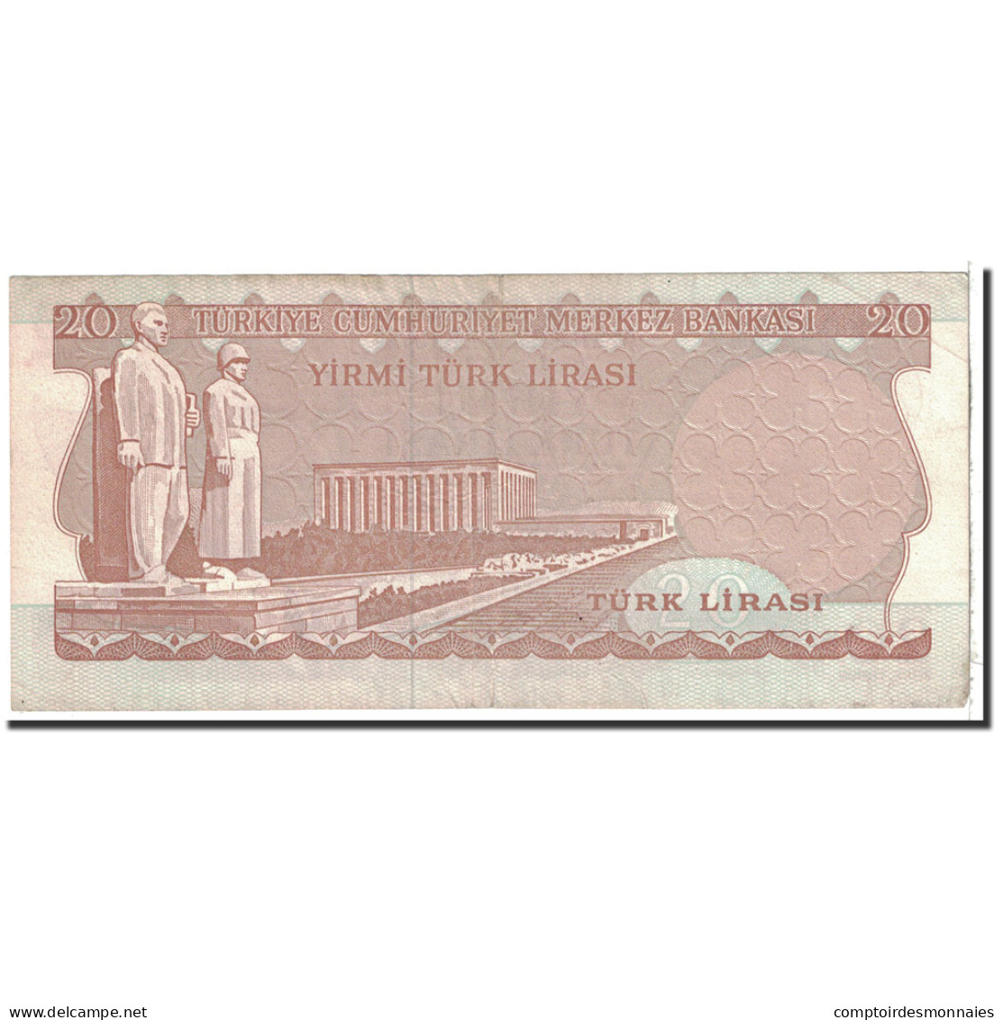 Billet, Turquie, 20 Lira, 1974, Undated, KM:187b, TB+ - Turkey